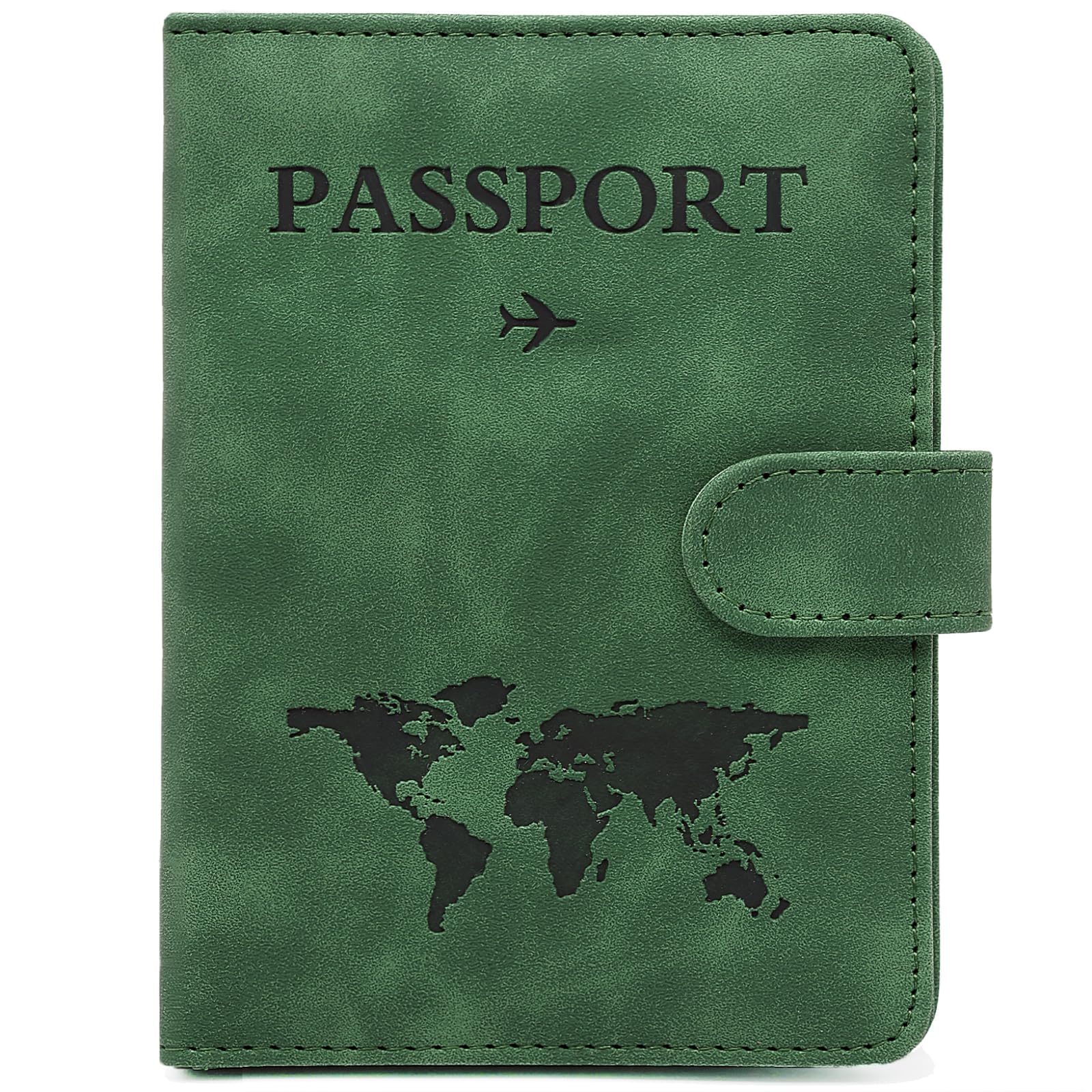 Premium RFID Blocking Passport Holder - Genuine Leather Travel Wallet for Women & Men | Cruise Essentials, International Travel Must-Have Accessory | Perfect Travel Gift for Frequent Flyers & Vacationers
