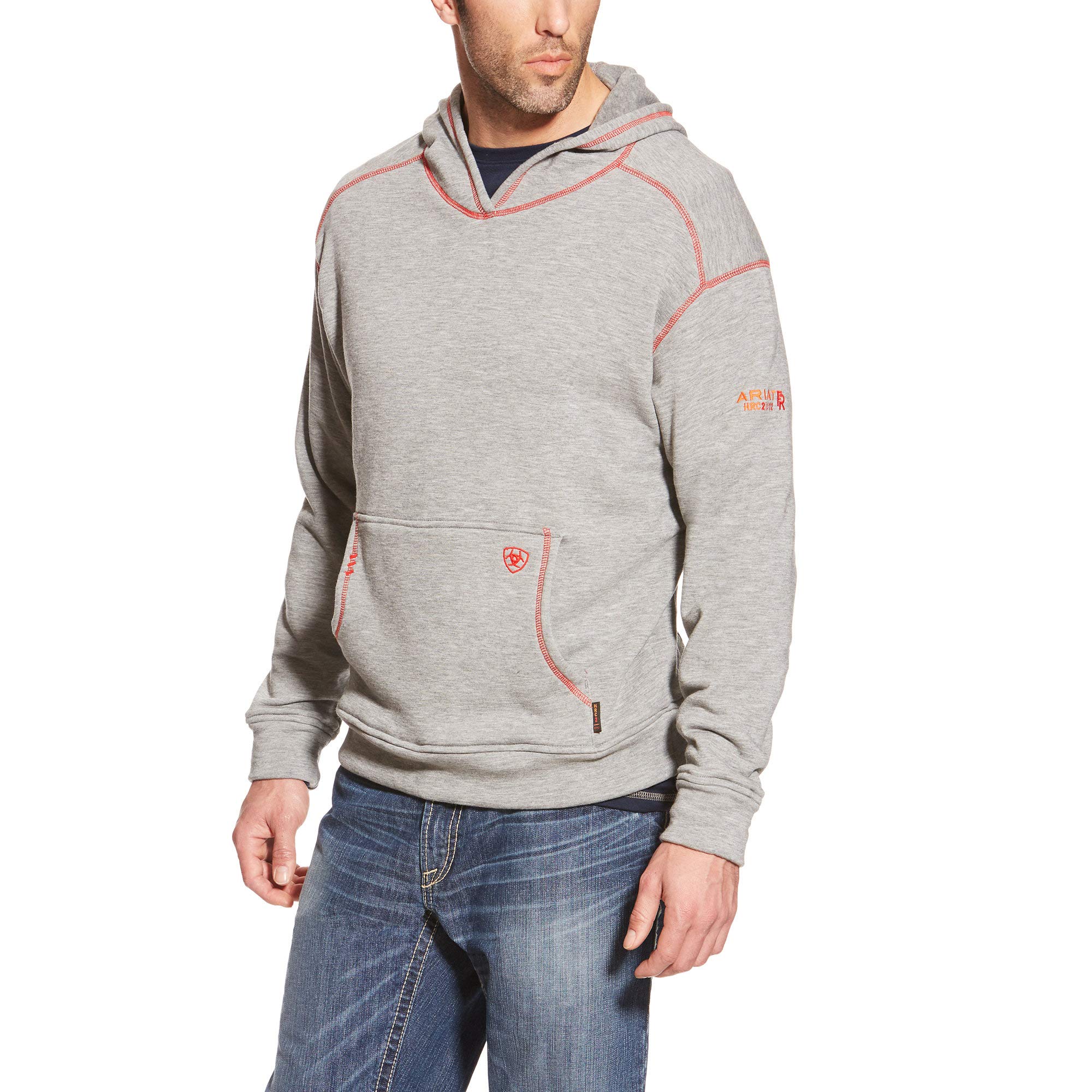 Ariat Men's FR Polartec Hoodie - Flame Resistant Fleece Pullover for Work & Outdoor Activities | Hunting, Camping & Construction Wear