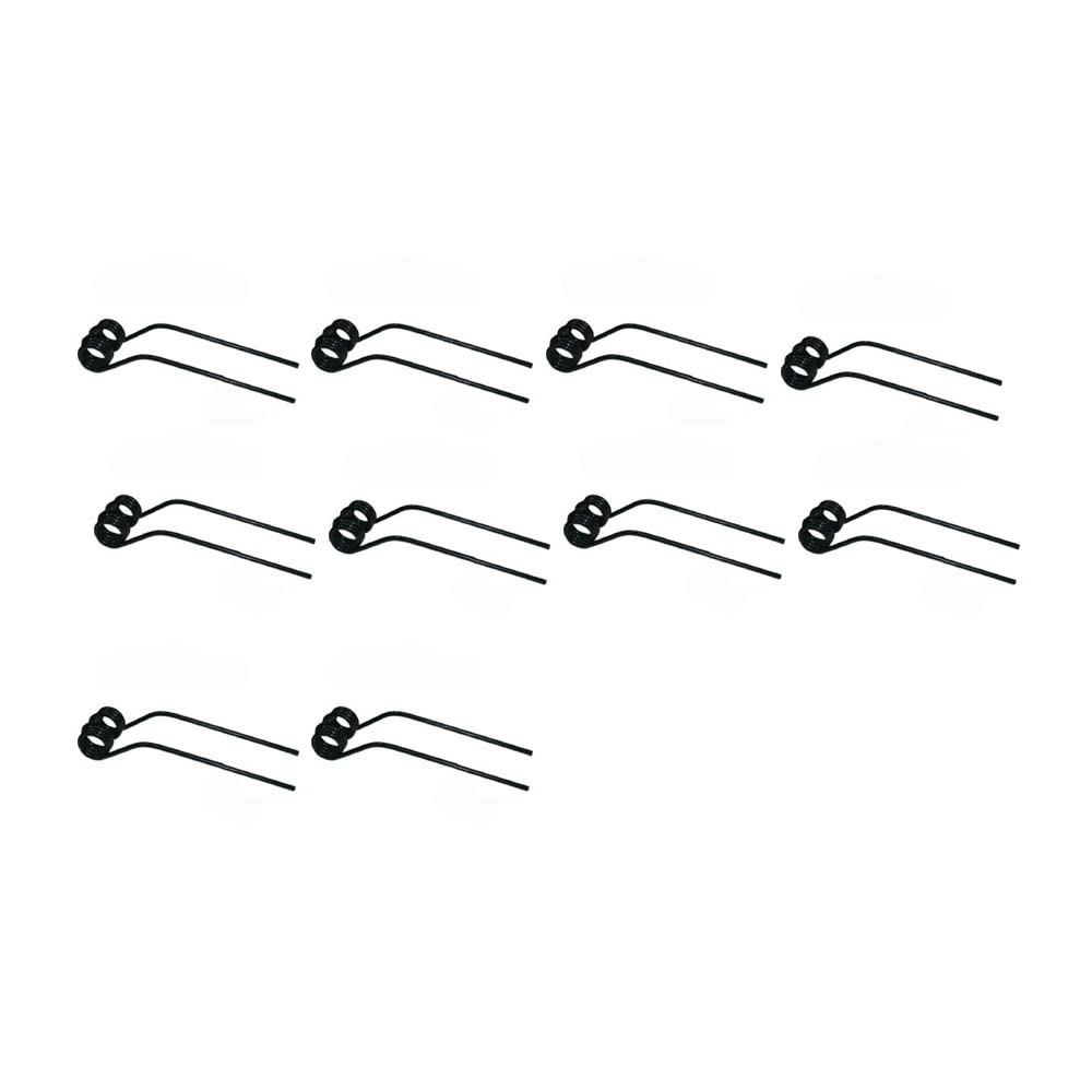 RAParts 10-Pack Hay Tedder Tine Tooth Fluffer Teeth Replacement for Fahr KH40 96FT1 - Perfect for Farm Equipment Maintenance & Hay Baling