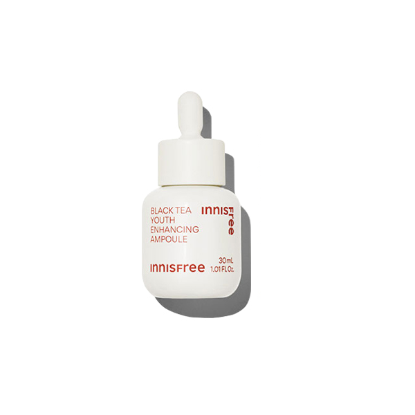Innisfree Black Tea Youth Enhancing Ampoule - Anti-Aging Serum for Glowing Skin | Hydrating & Firming Treatment for Face & Neck | Perfect for Nighttime Skincare Routine