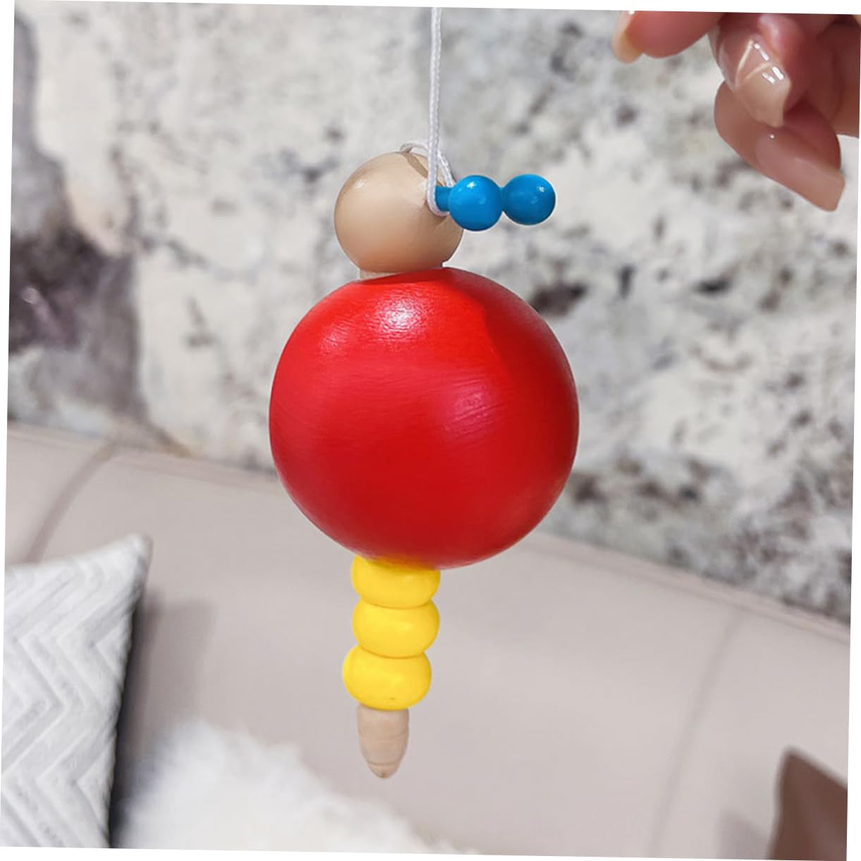 KONTONTY Wooden Pull Toy Set for Toddlers - Fun & Educational Kids Toys for Early Learning & Motor Skills Development - Perfect for Indoor Play, Outdoor Activities & Birthday Gifts