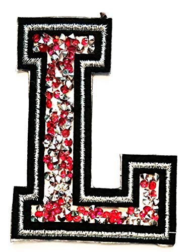 Pink Crystal Letter L