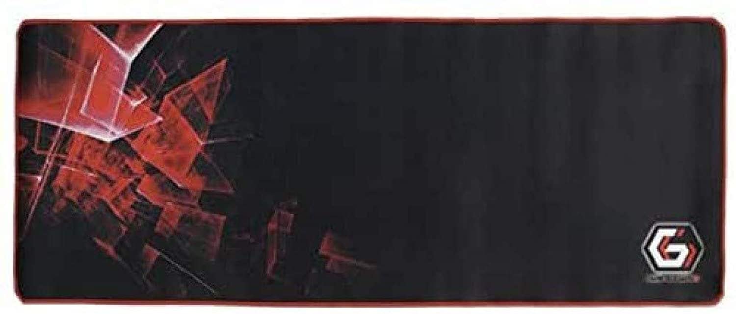 Large Gaming Mouse Pad with Non-Slip Base - Black & Red Design for PC, Laptop, Esports | Perfect for FPS, MOBA, and Office Work