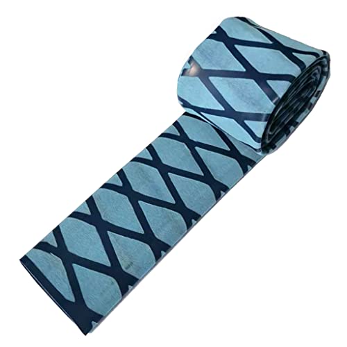 3.3 FT Diameter 1.2 Inch Fishing Rod Heat Shrink Tubing - Non-Slip Waterproof Grip Wrap for Enhanced Rod Control (Blue) - Ideal for Saltwater, Freshwater Fishing & Ice Fishing Rods