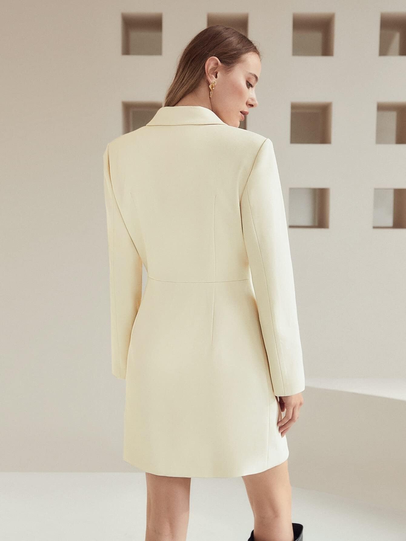 Women's Viscose Wrap Blazer Dress - Elegant & Comfortable Office Wear, Party Outfit & Casual Dress for Women | Perfect for Work, Events & Everyday Style