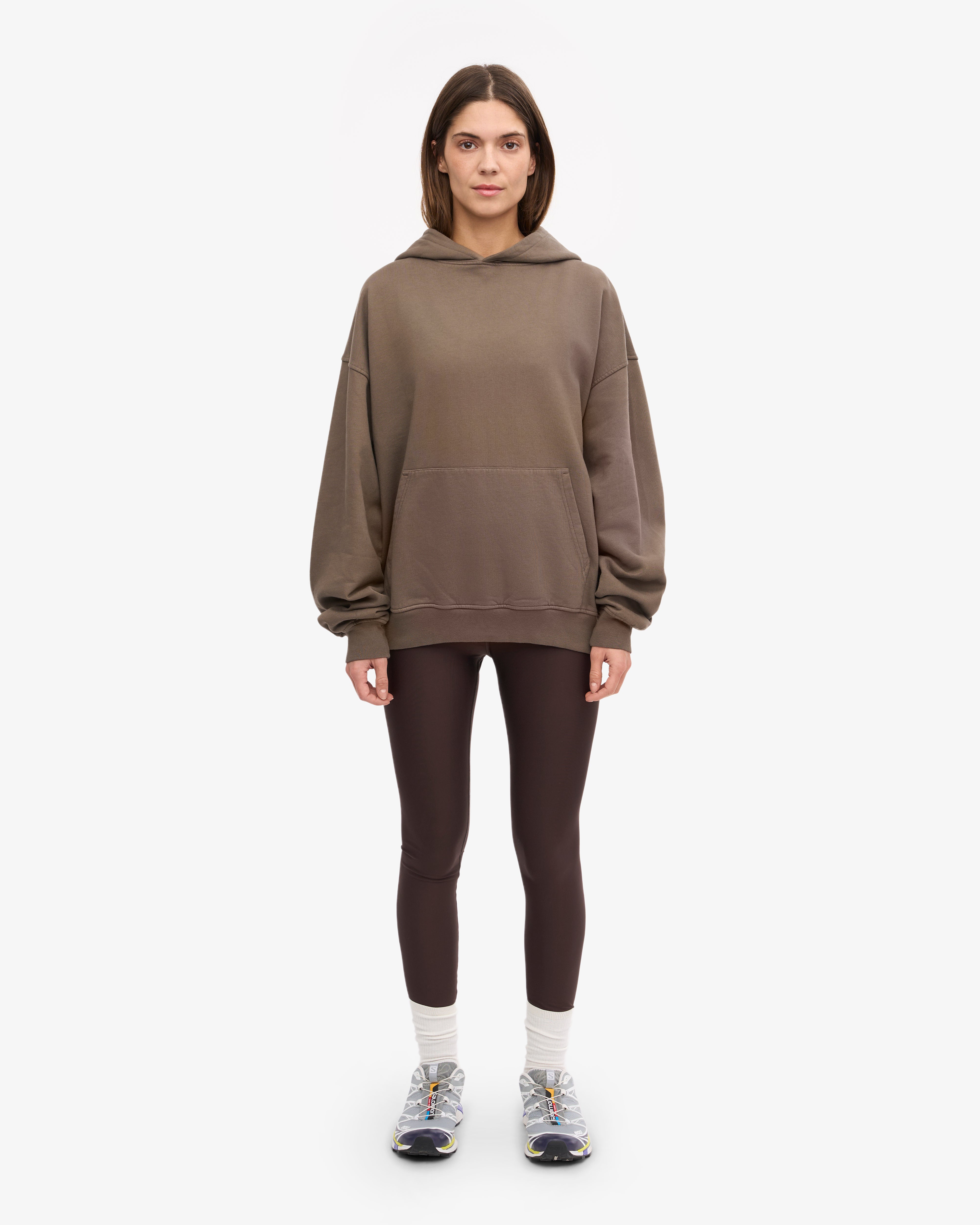 Organic Oversized Hoodie - Cedar Brown | Soft & Comfortable Unisex Pullover for Men & Women | Perfect for Casual Wear, Lounging & Outdoor Activities