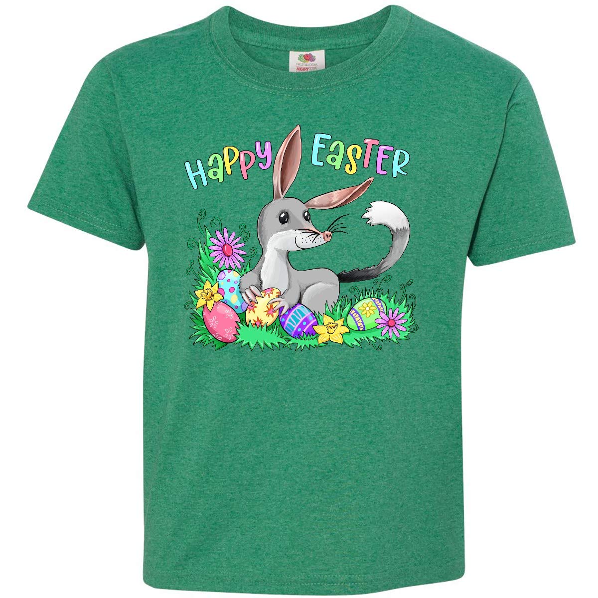 Inktastic Happy Easter Cute Easter Bilby Youth T-Shirt - Fun Holiday Outfit for Kids Easter Celebrations & Spring Festivities