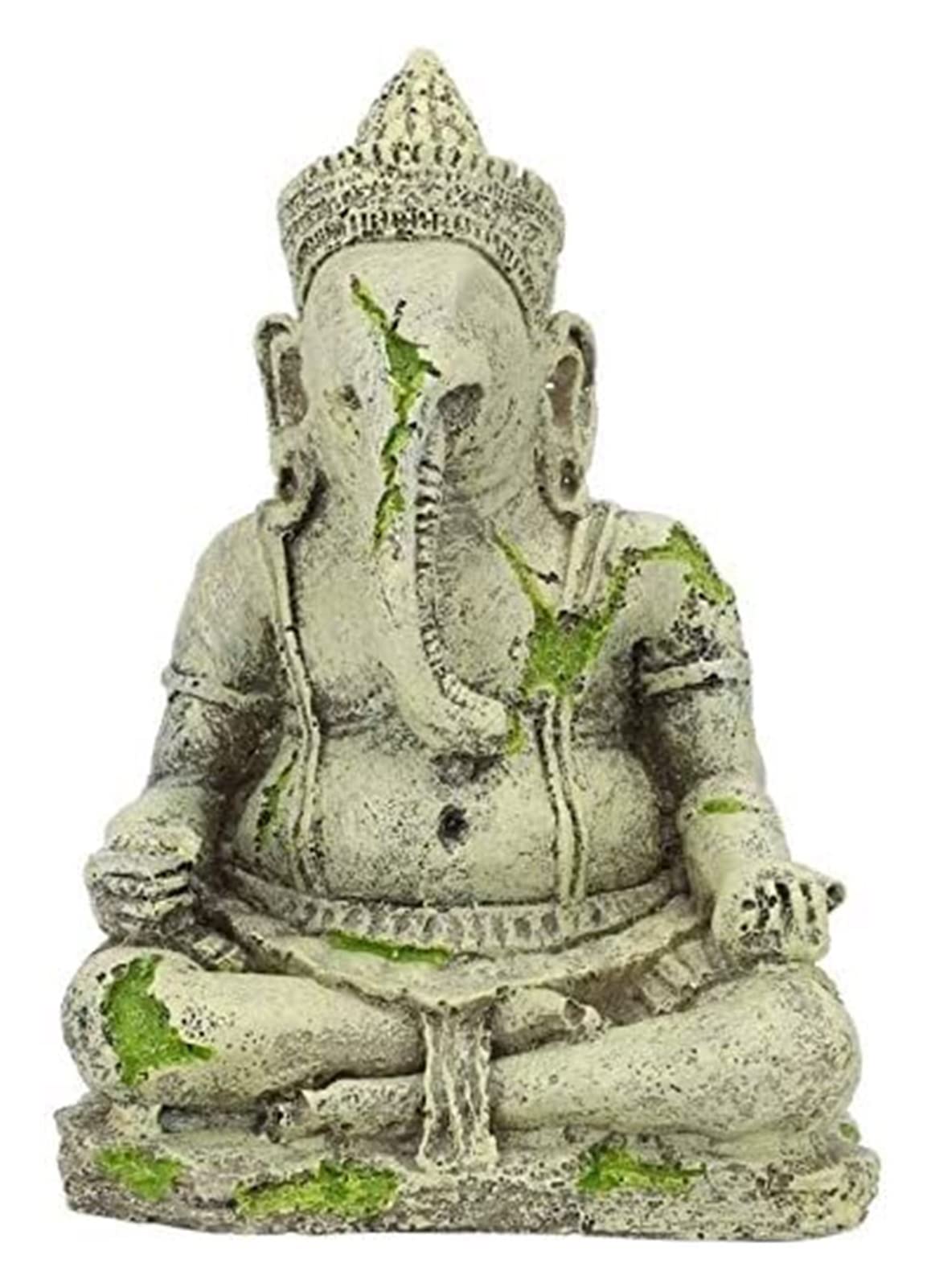 ALOMIN Resin Elephant Statue Aquarium Decor - Fish Tank Ornament for Home or Office, Underwater Landscape Decoration for Betta, Goldfish & Tropical Fish Tanks | Perfect for Aquascaping & Zen Decor