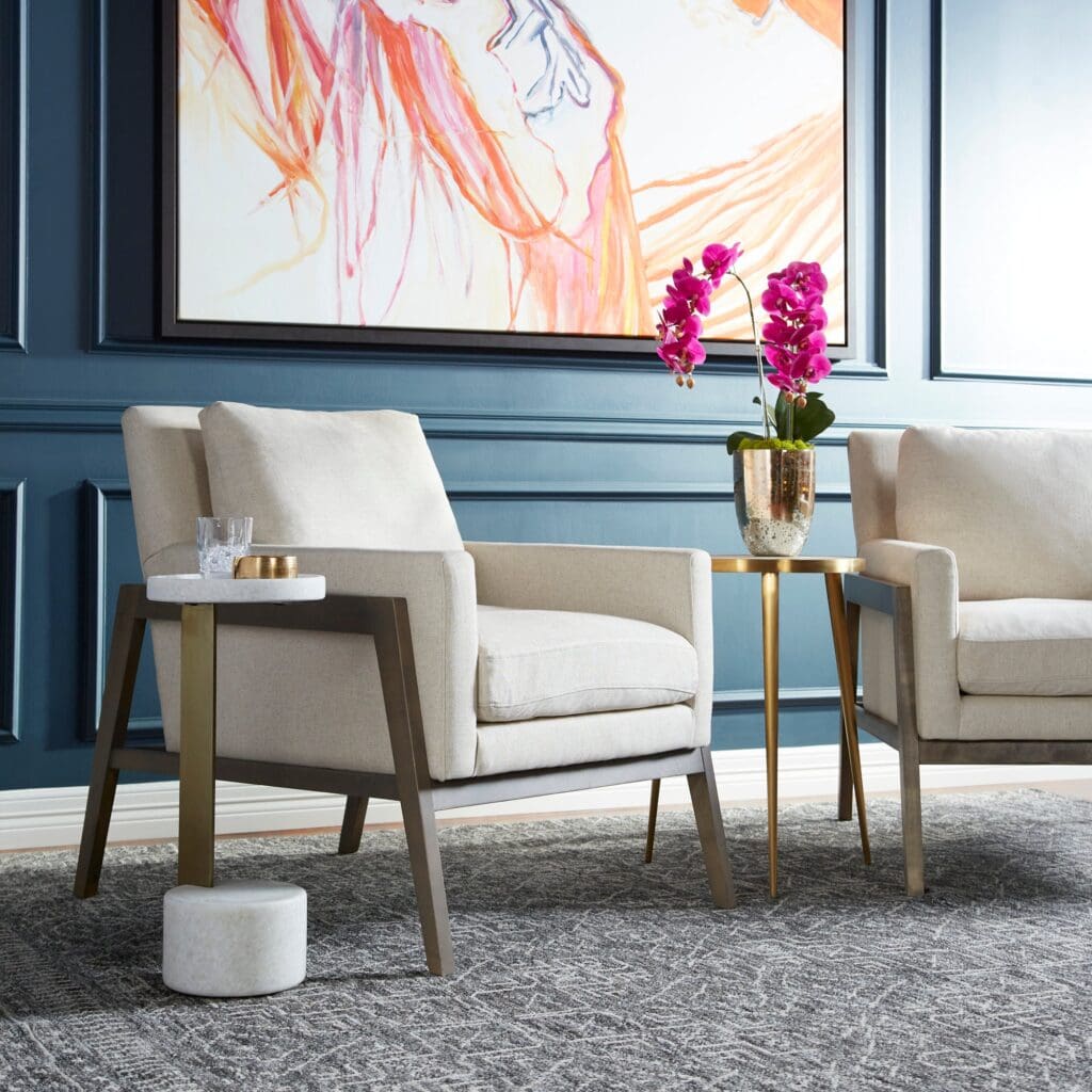 Cyan Design 10781 Presidio Chair in Natural Finish - Stylish Accent Chair for Living Room, Bedroom, or Office Decor