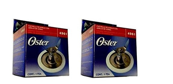 Original Oster Blender Replacement Blades for Osterizer 4961 - 2 Pack with Sealing Rings - Perfect for Smoothies, Shakes & Food Prep