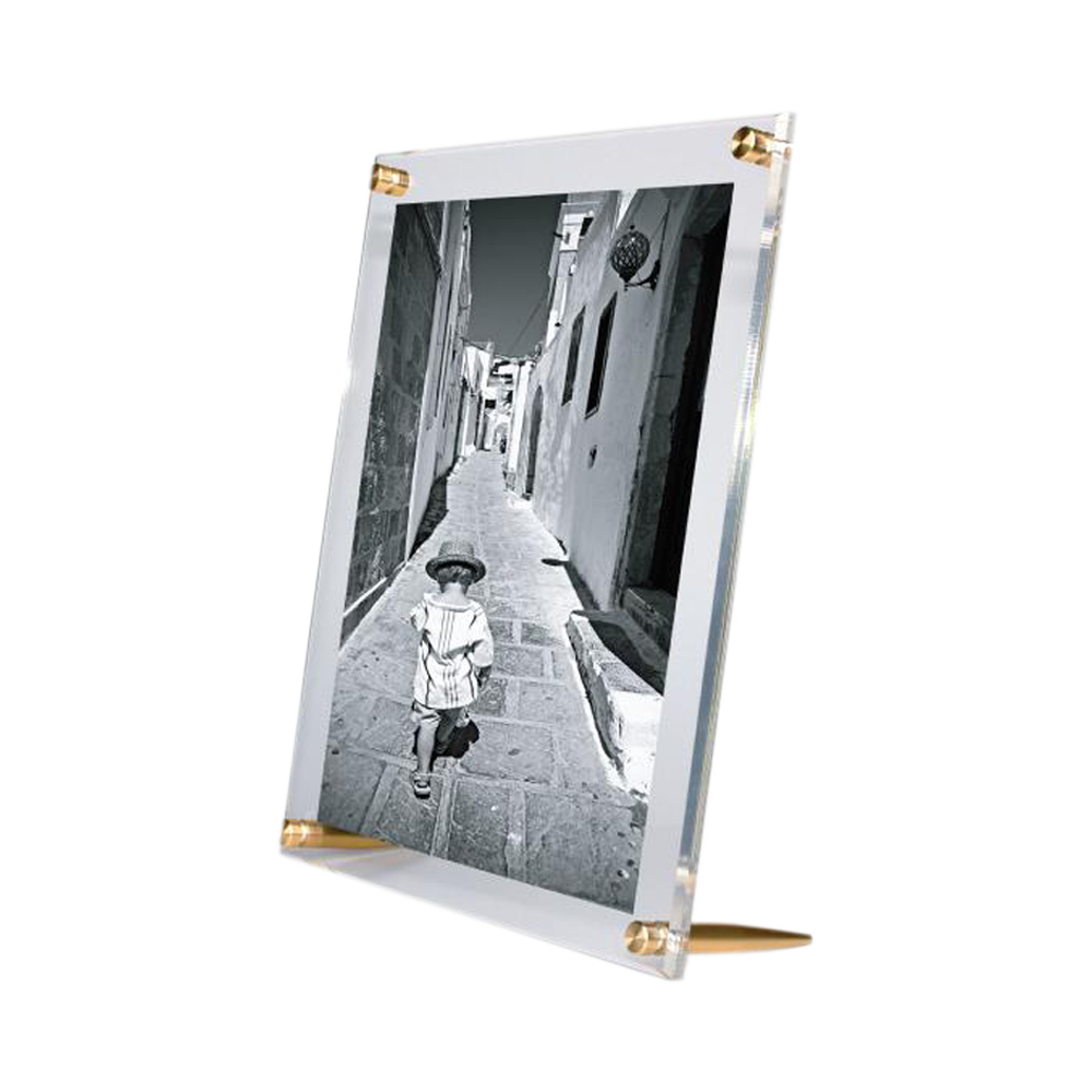 Premium Acrylic Bevel Picture Frame - Shatterproof Display for Photos, Artwork & Certificates - Perfect for Home, Office & Gallery Decor