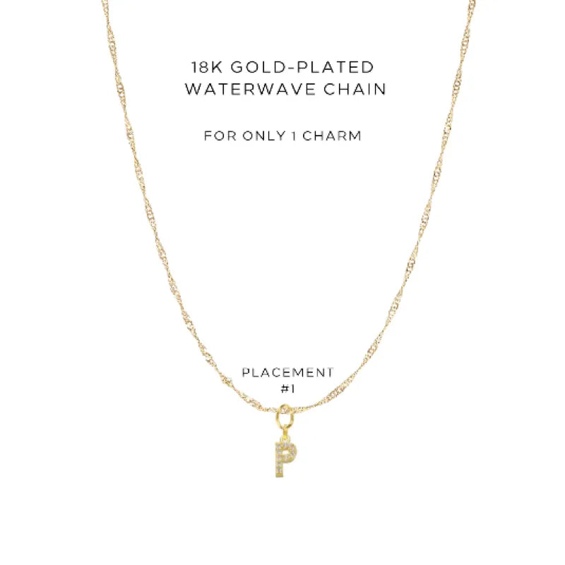 Simple Charm Necklace for 1 Pendant - Elegant Layering Jewelry for Everyday Wear | Perfect Gift for Her | $20.00