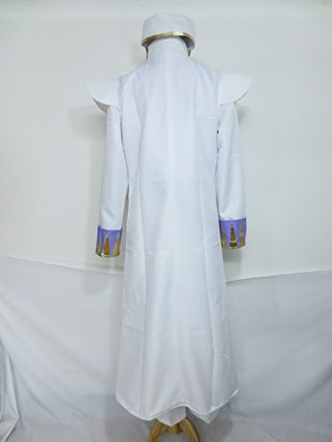 Jotaro Kujo Third Ver. White Cosplay Costume - Anime Manga JoJo's Bizarre Adventure Outfit for Men (Size L) - Perfect for Halloween, Conventions & Role-Playing