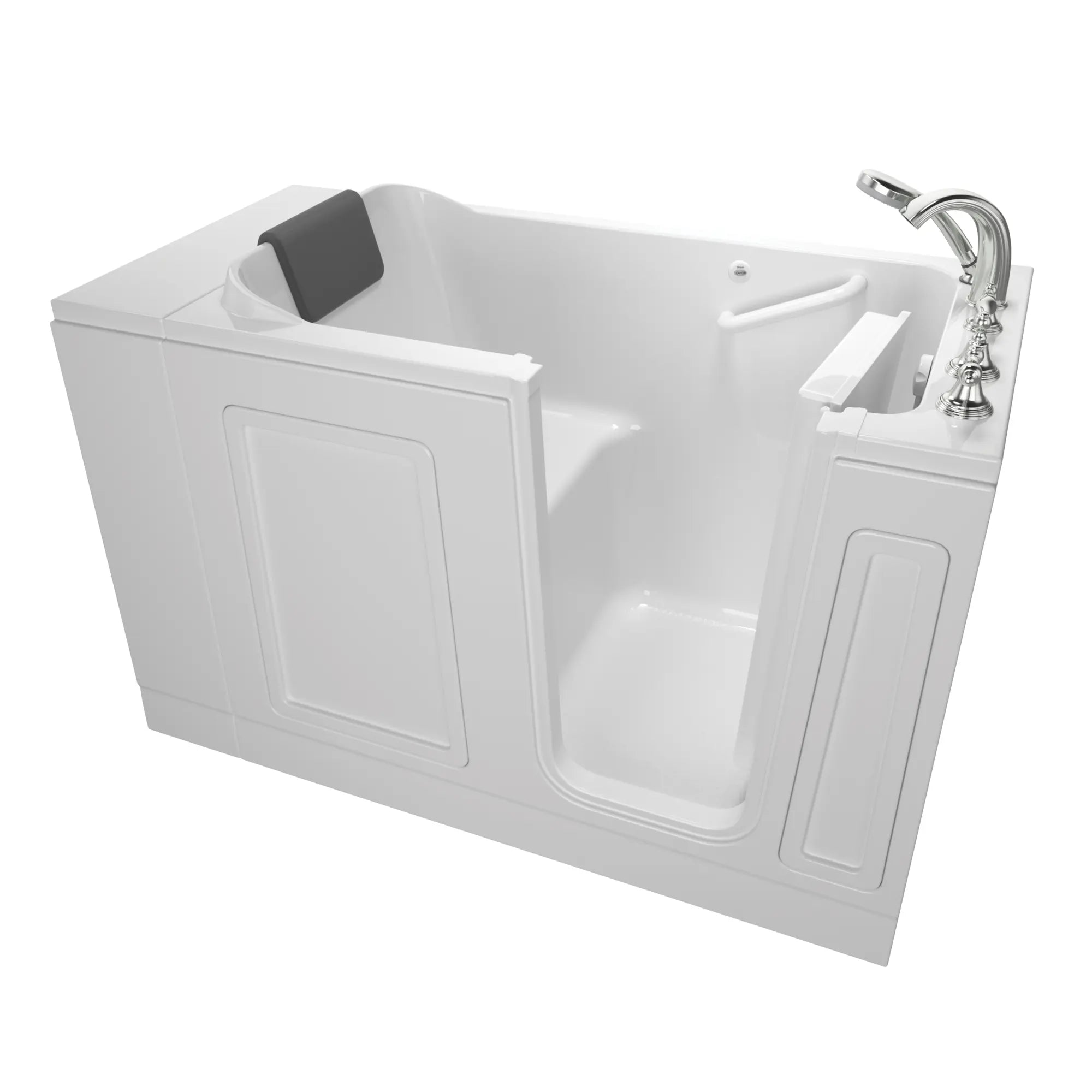30 x 51 Inch Acrylic Walk-in Bathtub with Soaker System & Right Hand Drain - Luxury Series for Elderly & Mobility Support - Perfect for Spa Relaxation & Safe Bathing at Home