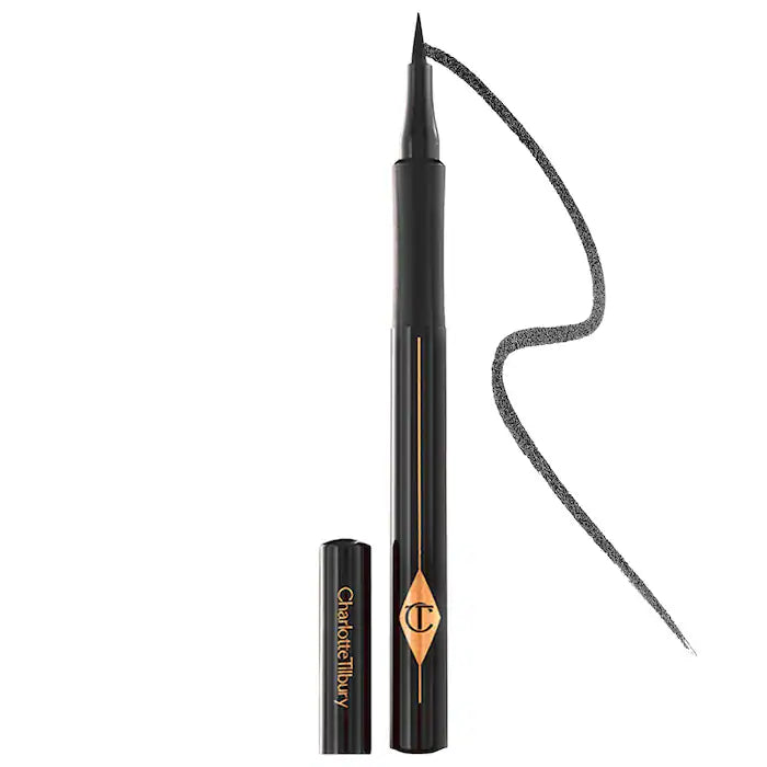 Charlotte Tilbury Feline Flick Liquid Eyeliner - Volumizing Waterproof Eye Liner Pen for Dramatic Cat Eye Makeup | Perfect for Day to Night Looks, Parties & Special Occasions