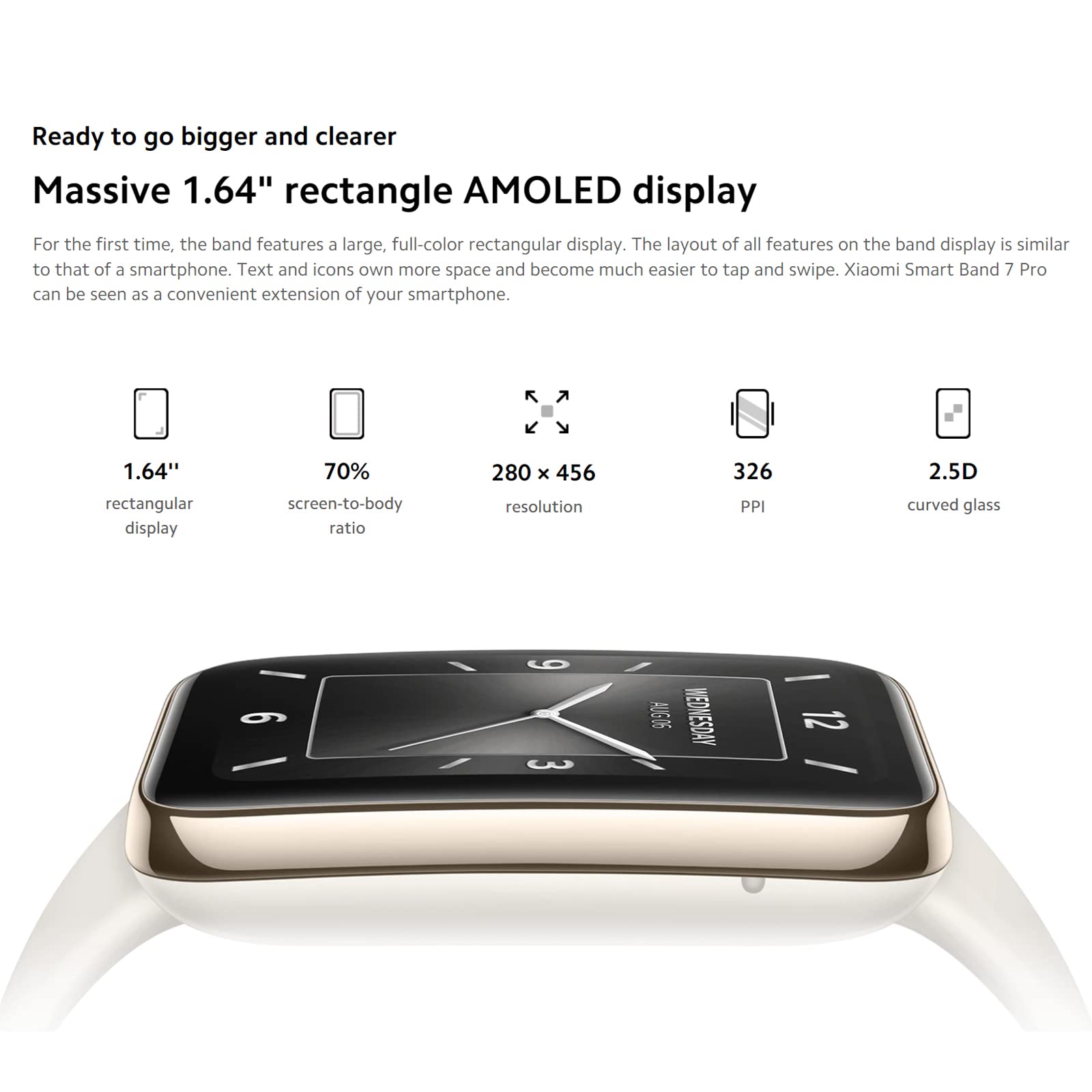 Xiaomi Band 7 Pro Smart Watch with GPS - Global Version | 1.64