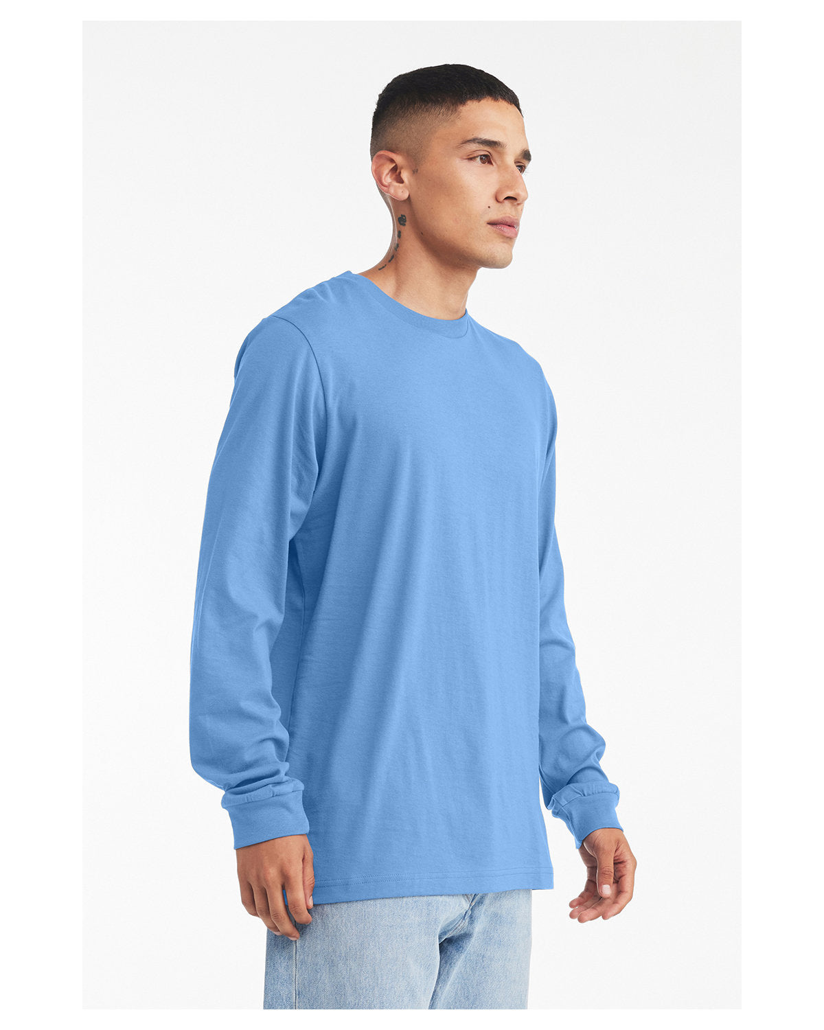 Bella + Canvas 3501CVC Unisex CVC Jersey Long Sleeve T-Shirt - Soft Comfort Fit Crewneck Tee for Men & Women - Perfect for Casual Wear, Layering, and Everyday Outfits