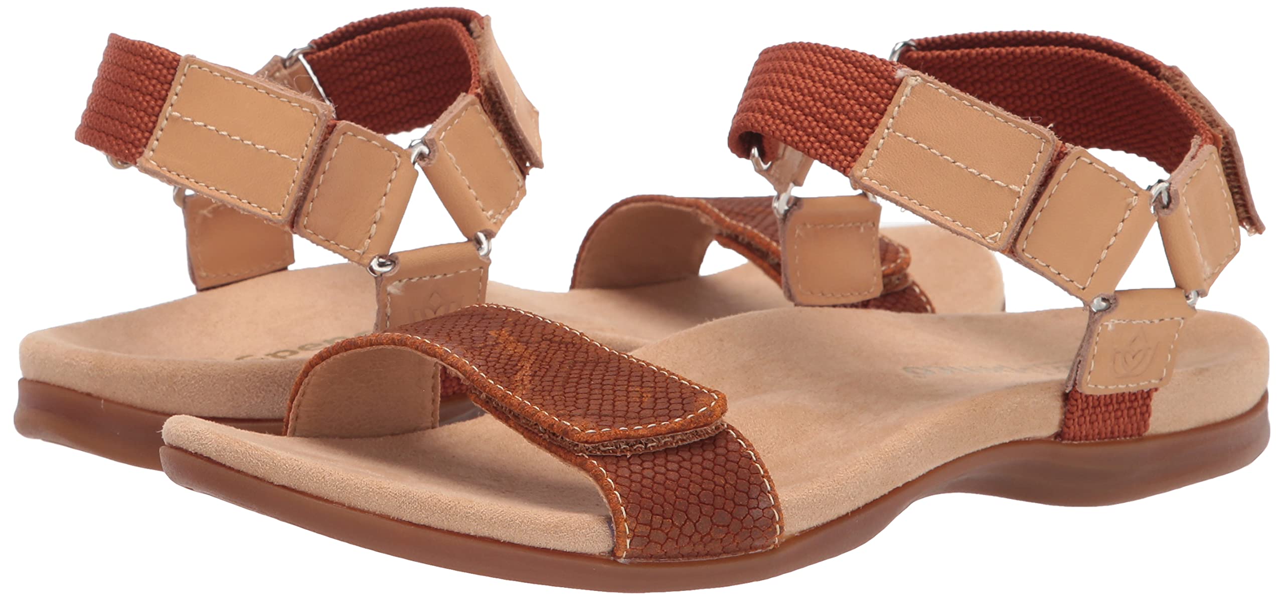 Spencos Women's Comfortable Arch Support Sandals - Breathable & Cushioned for Walking, Travel & Outdoor Activities