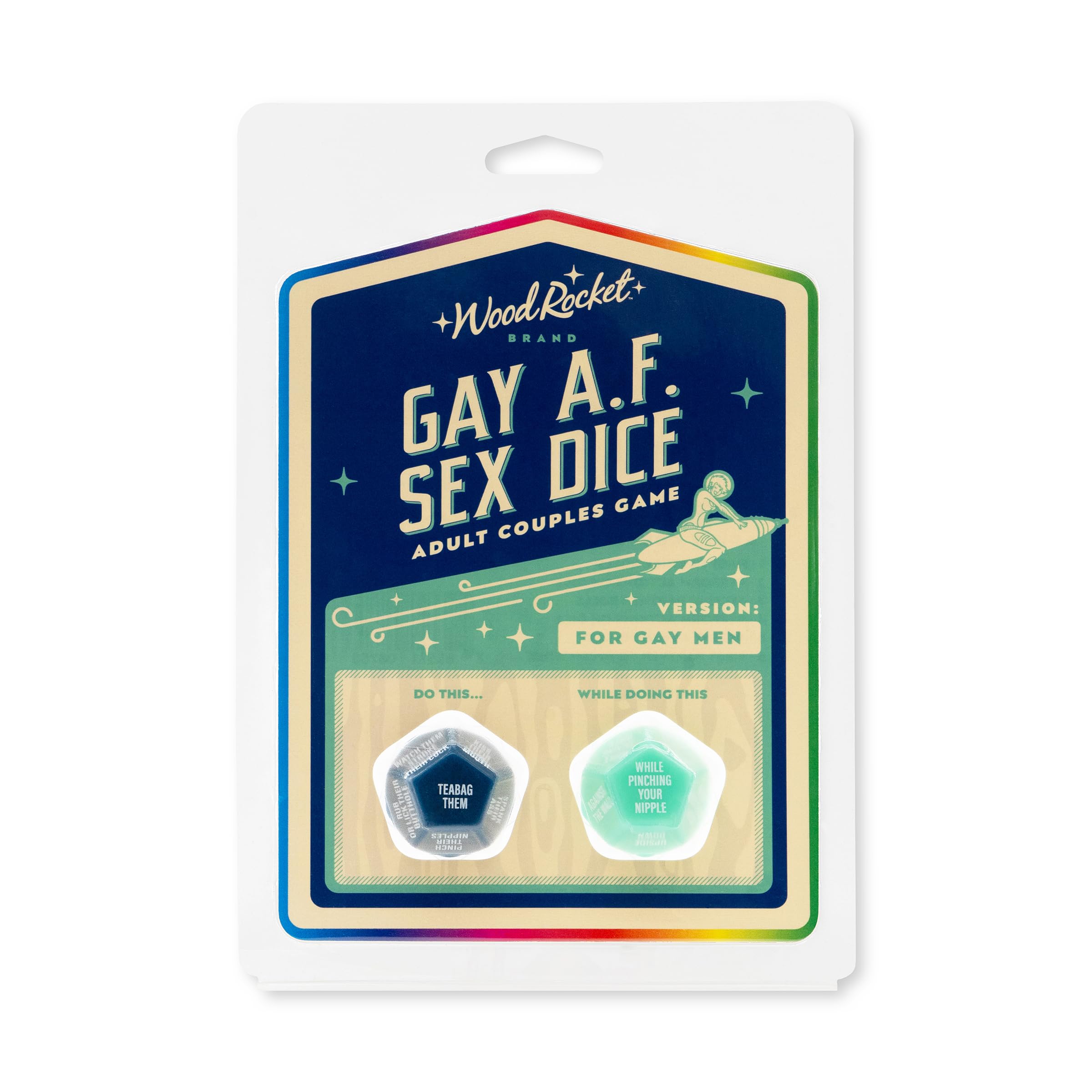 Gay AF Sex Dice for Couples - Fun Adult Board Game for Gay Men | Enhance Intimacy & Spice Up Date Night