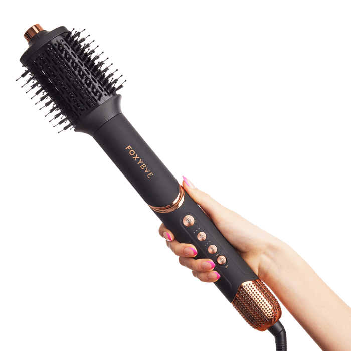 Rose Gold Super Styler Pro - Professional Hair Straightener & Curling Iron for All Hair Types | Perfect for Home, Salon & Travel Use