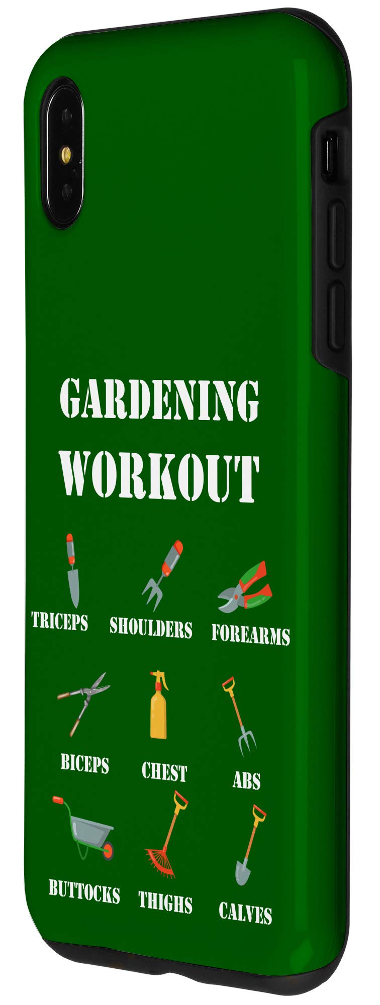 iPhone XS Max Case - Shockproof Protective Cover for Gardening & Outdoor Activities - Perfect for Gardeners, Hiking & Workouts