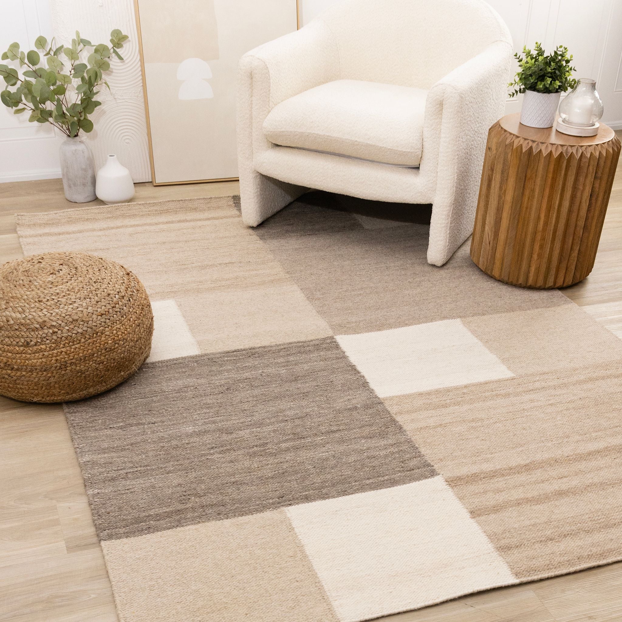 Premium Ascent Area Rug 5x8 Feet - Soft & Durable Modern Home Decor for Living Room, Bedroom, or Office