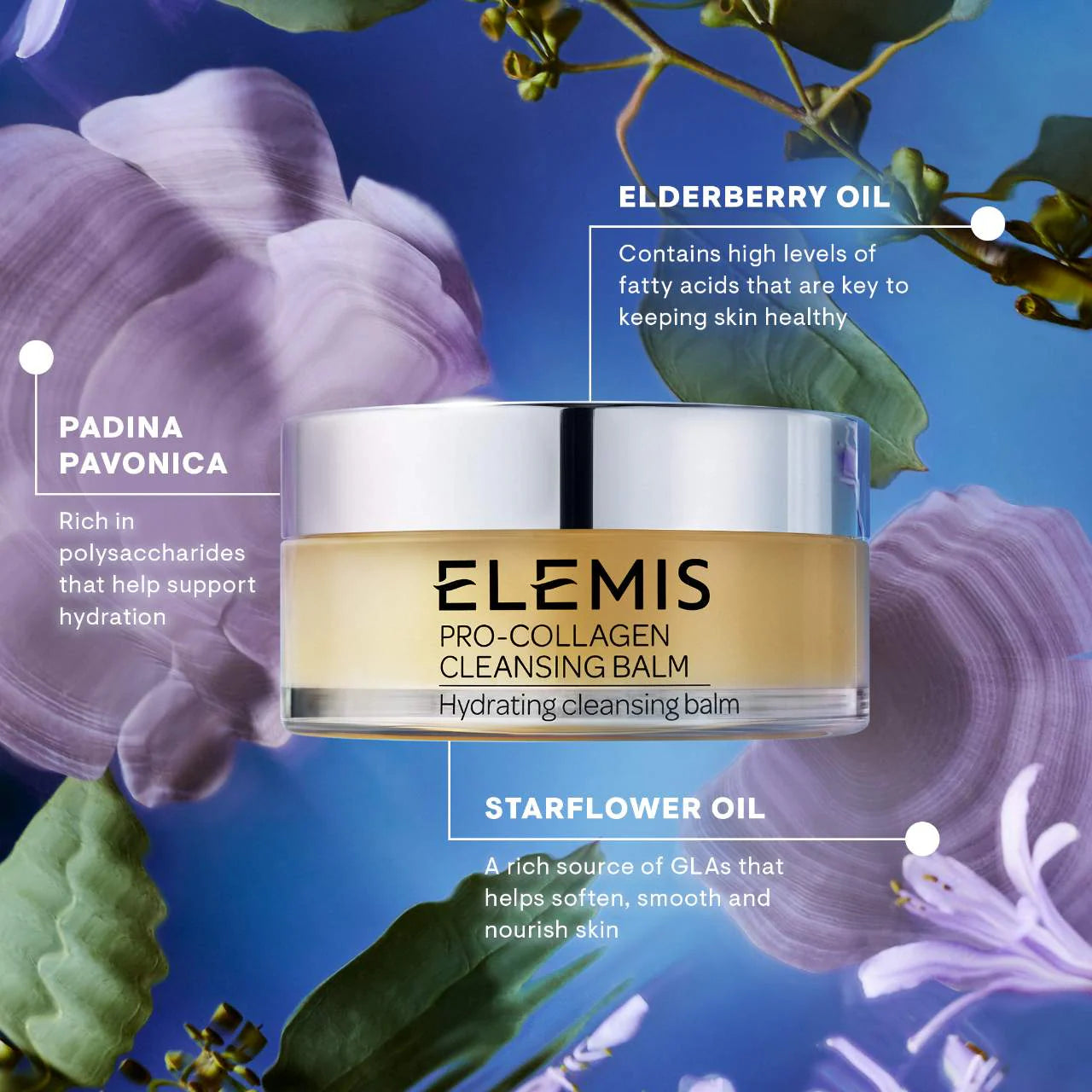 Elemis Pro Collagen Makeup Melting Cleansing Balm 100g - Deep Cleansing & Anti-Aging Face Wash for Glowing Skin - Perfect for Daily Makeup Removal & Skincare Routine