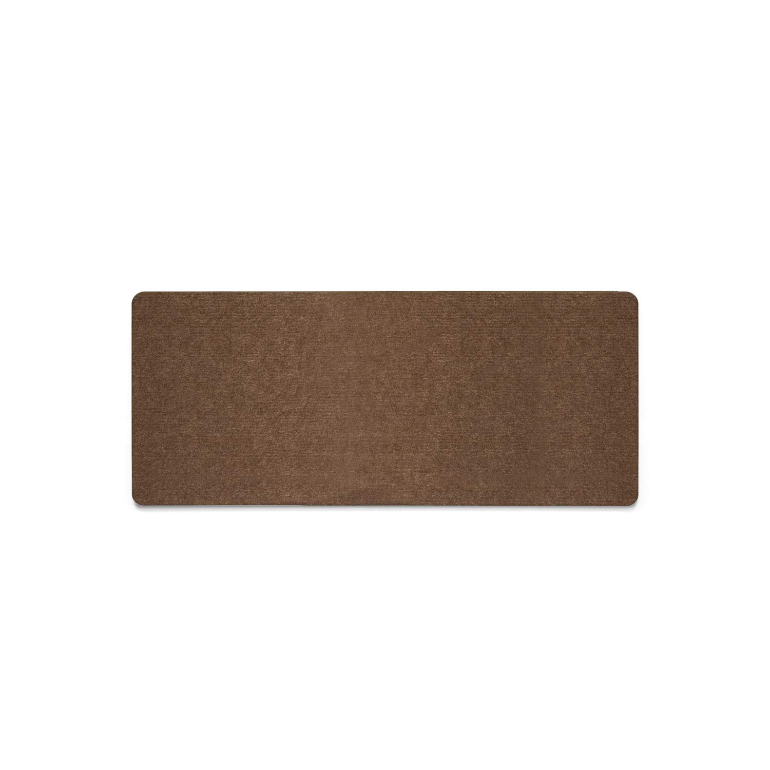UPLIFT Desk Acoustic Hanging Kit with Sound Panel & Hardware - 52x22 Inches, Brown | Office Privacy Solution for Home & Workspace