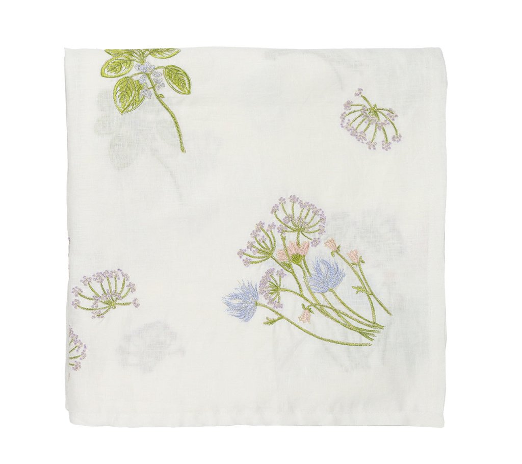 Premium Meadow Floral Tablecloth - Waterproof & Stain-Resistant Rectangular Table Cover for Dining Room, Kitchen, Party & Outdoor Picnic Use