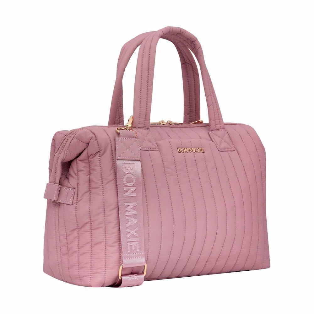 Large Puffy Pillow Crossbody Bag - Soft & Stylish Rose Pink Shoulder Purse for Women | Perfect for Travel, Shopping & Everyday Use