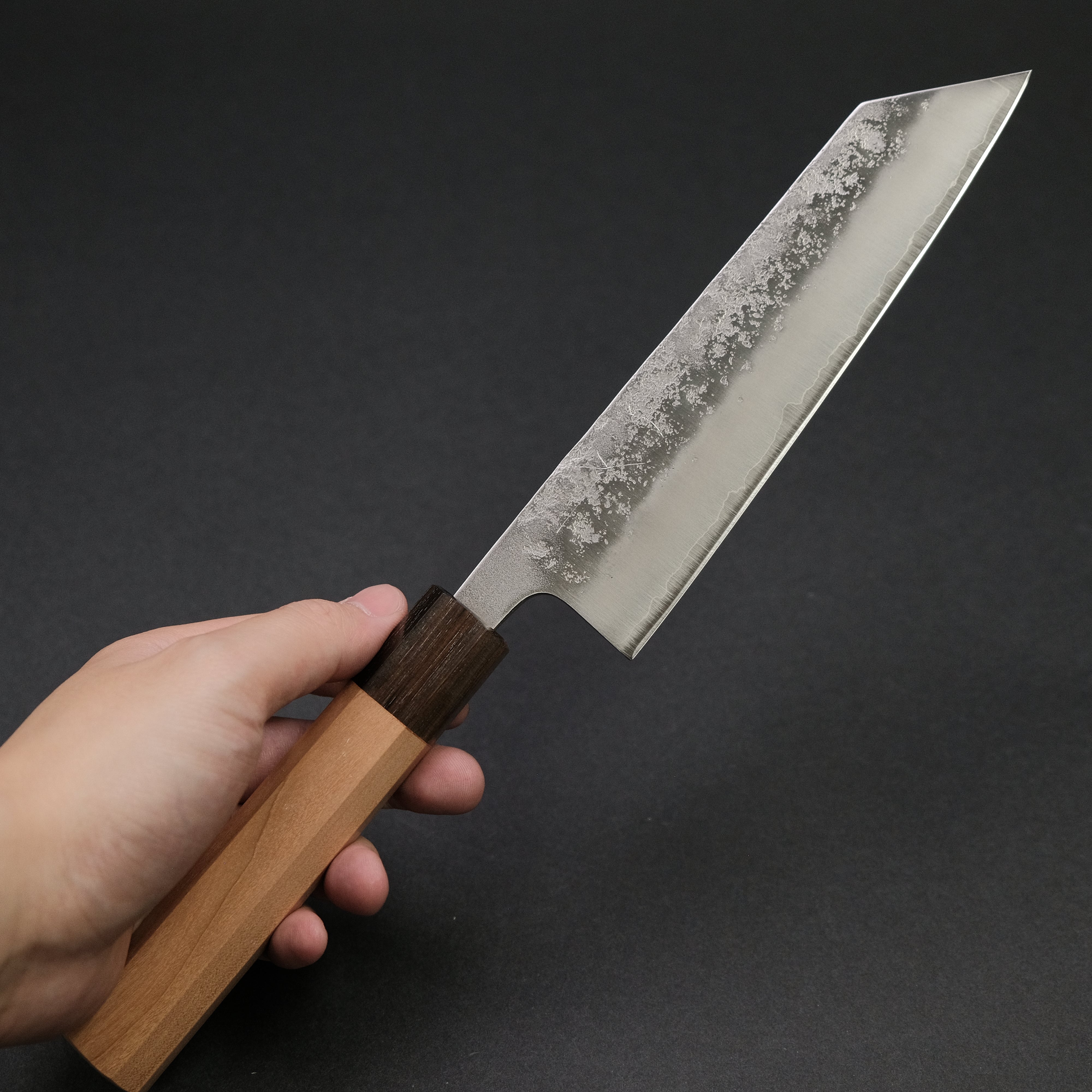 Hitohira Futana S3 Nashiji Bunka 170mm Japanese Chef Knife with Cherry Wood Handle - Perfect for Slicing, Dicing & Precision Cutting in Professional & Home Kitchens