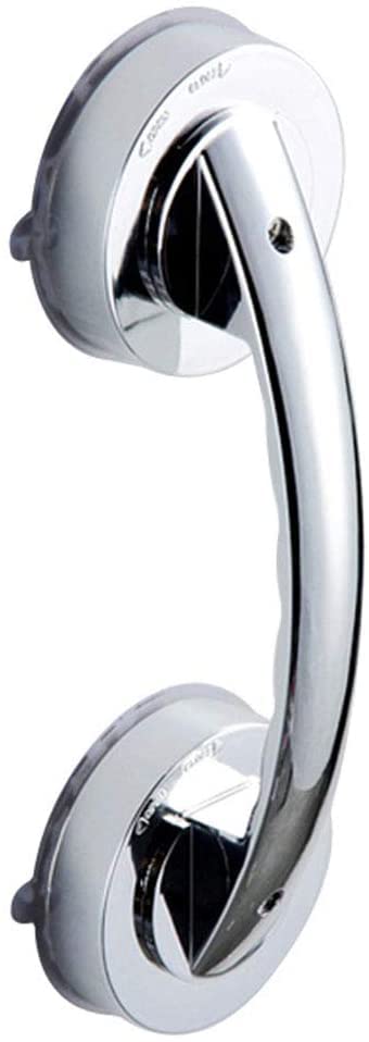 Chilechuan Bathroom Suction Cup Handles - Heavy Duty Support Grab Bars for Glass Doors, Windows, Kitchen, Fridge & Shower Safety - Non-Slip Assist Handles for Elderly & Disabled (Ideal for Bathroom, Cabinet & Bathtub Safety)