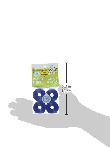 Eco-Friendly Dog Poop Bags - Extra Thick & Leak Proof Dog Waste Bags (9x14 Inches, 60 Count, Blue) | Perfect for Park Walks, Backyard Cleanup & Travel with Pets