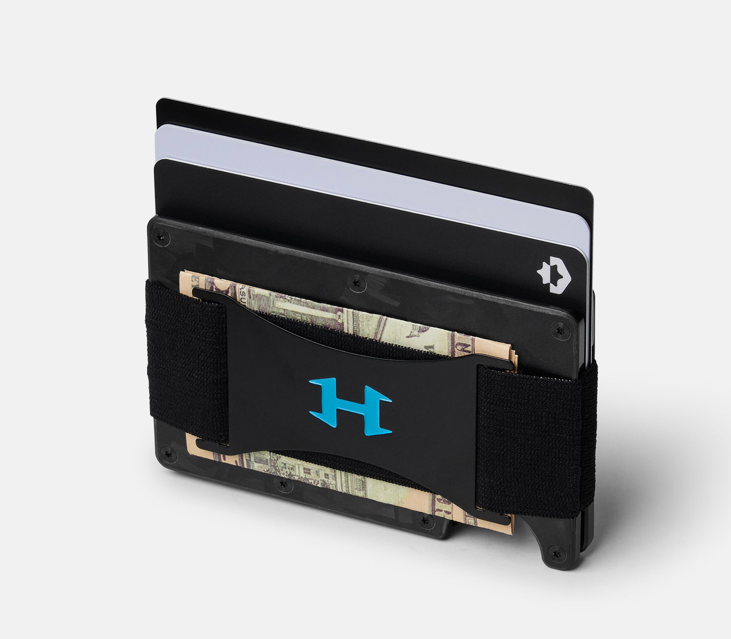 Ridge Wallet - Slim Minimalist RFID Blocking Front Pocket Wallet for Men | Durable Aluminum & Carbon Fiber | Perfect for Everyday Carry, Travel & Gifts | Hennessey Performance 24 Edition