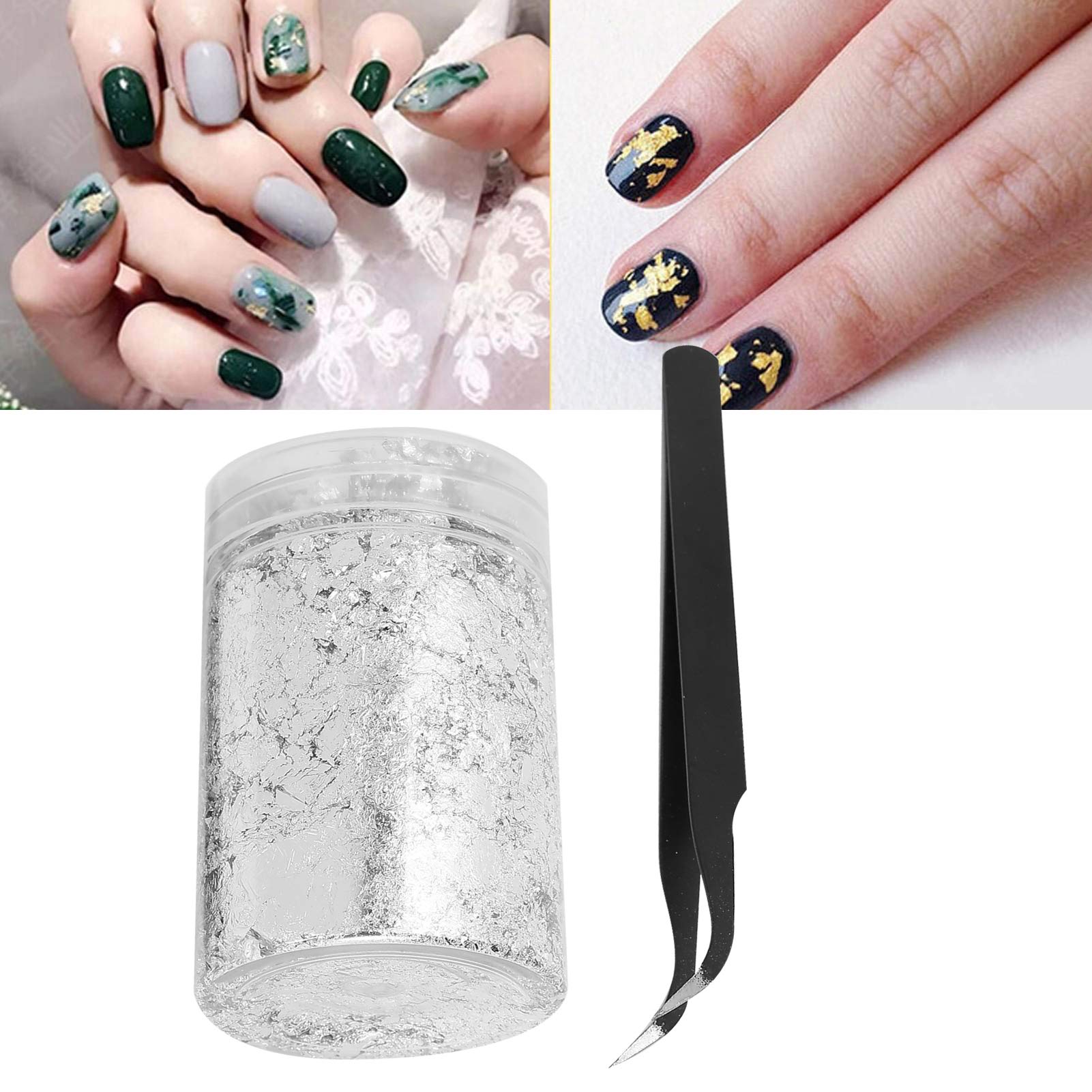 Premium Gold Foil for Nail Art - Anti-Oxidation, Long-Lasting & Portable - Perfect for DIY Home Nail Salon, Professional Nail Design & Manicure Accessories