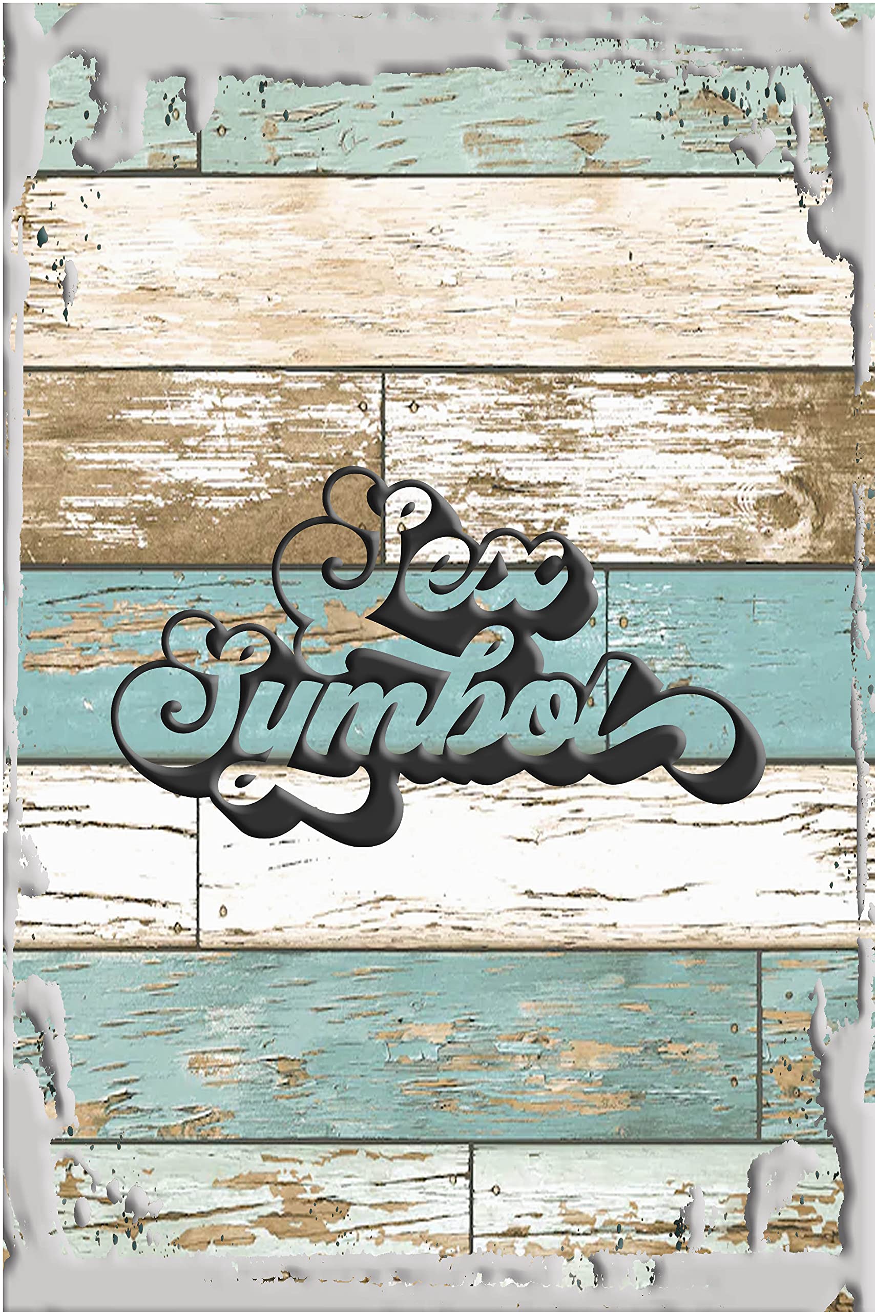 Sex Symbol Classic Funny Celebrity White Wall Art - Vintage Pop Culture Decor for Home & Office - Unique Gift for Men & Women - Perfect for Living Room, Bedroom or Man Cave