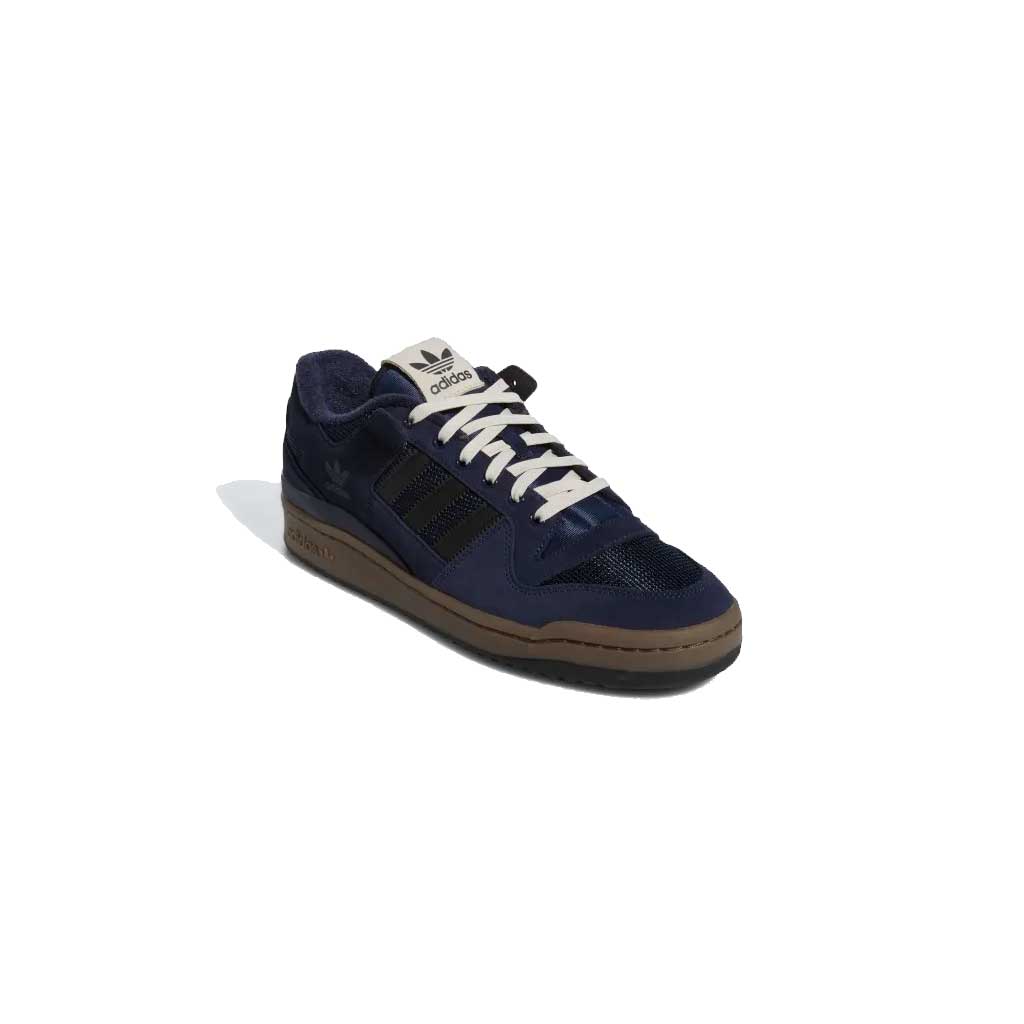 Adidas Forum 84 Low ADV Sneakers - Collegiate Navy/Core Black/Blue Bird - Men's Retro Basketball Shoes for Casual Wear & Street Style
