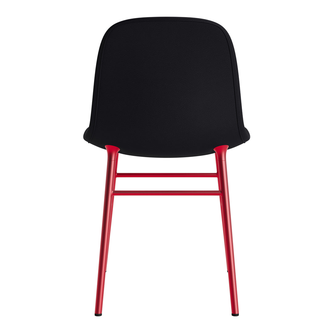 Modern Form Chair with Sturdy Metal Legs & Comfortable Upholstery - Perfect for Home Office, Living Room, or Dining Room Decor