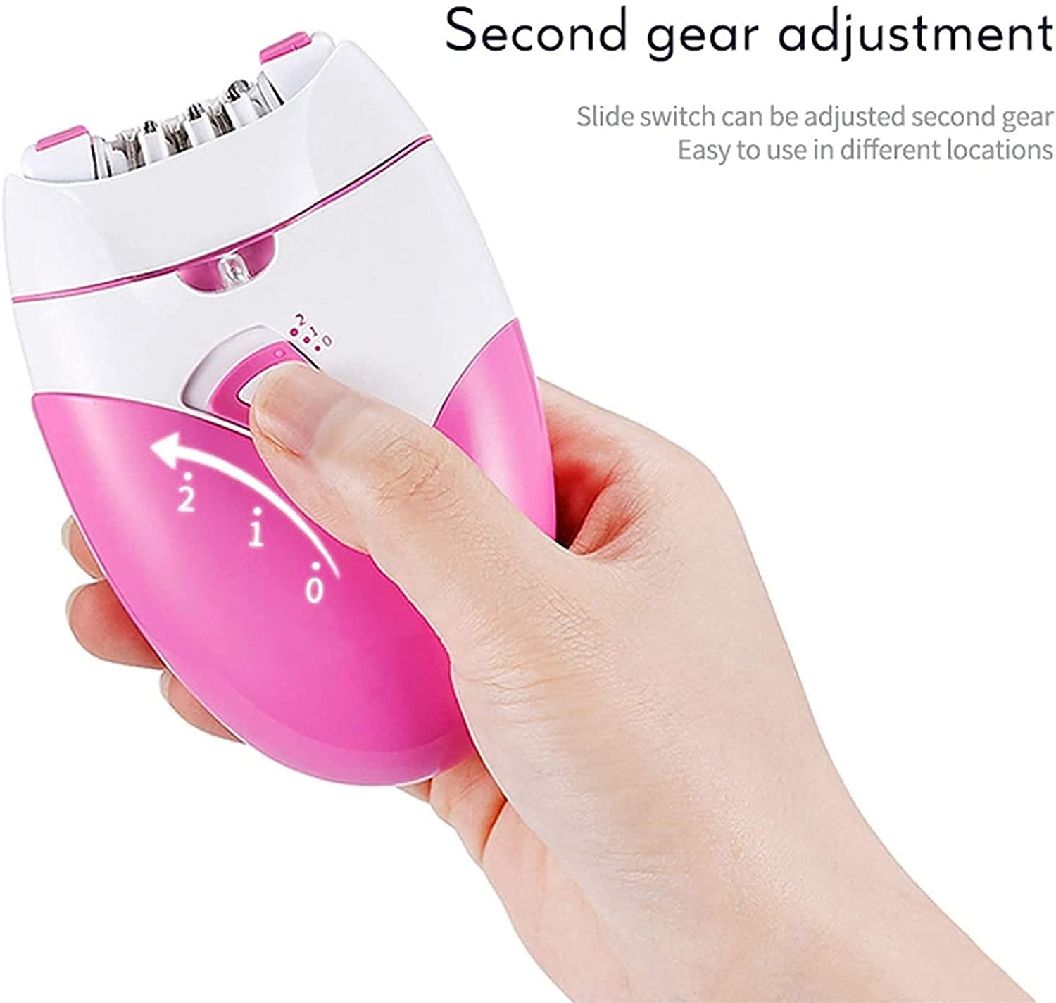 Best Women's Epilator for Smooth Skin - Hair Remover for Legs, Arms, Underarms, Bikini & Face - USB Rechargeable - Perfect for Travel, Home Spa & Quick Hair Removal