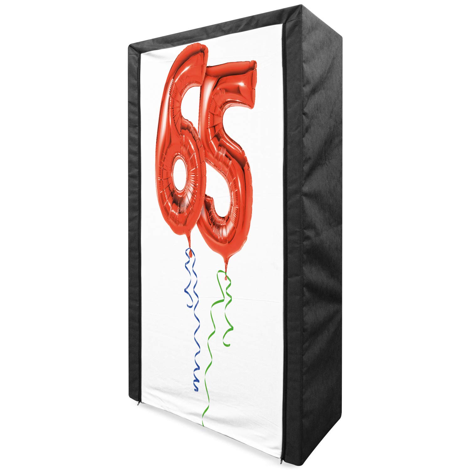 Ambesonne 65th Birthday Portable Fabric Wardrobe - 33.5
