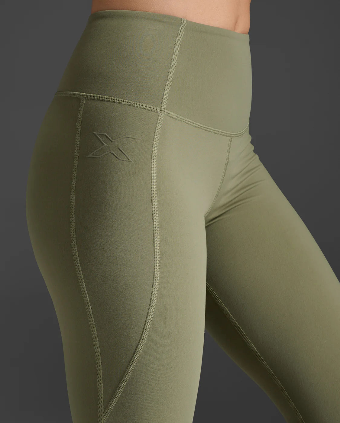 FormSoftTouch High Rise Compression Tights for Women - Hunter Green | Yoga, Running, Workout & Gym Leggings