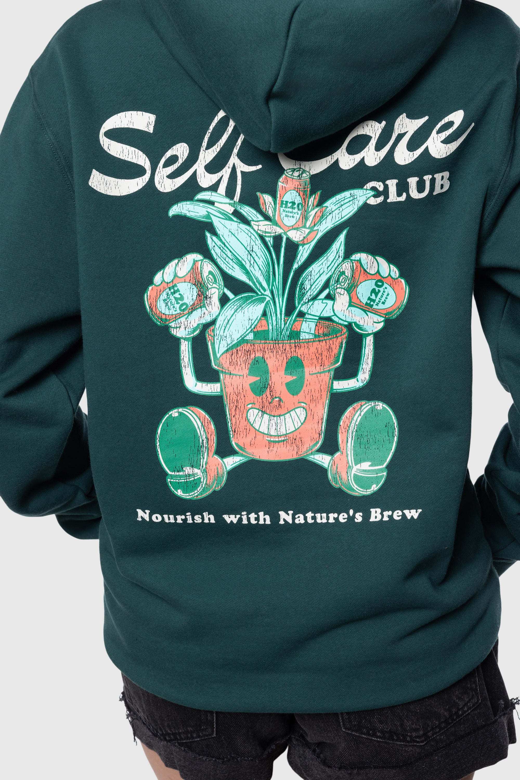 Cozy Self Care Hoodie for Women & Men - Soft Fleece Loungewear for Relaxing at Home, Yoga, and Meditation | Perfect Gift for Mental Wellness