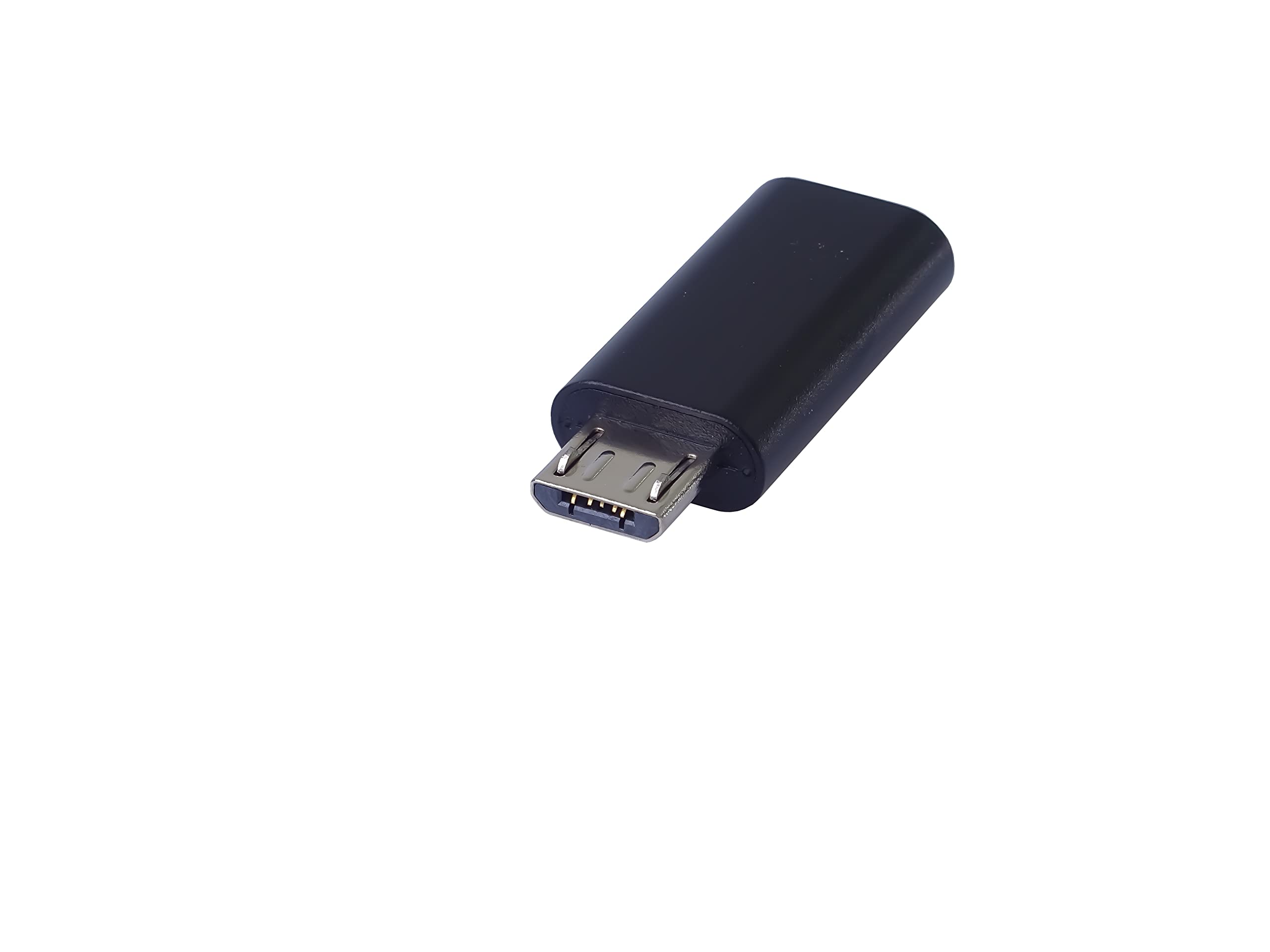 Premium USB-C to Micro USB Adapter - USB-C Female to Micro USB Male Converter - Fast Charging & Data Sync - Compatible with Android Phones, Tablets & More (Black) - Perfect for Travel, Office & Home Use