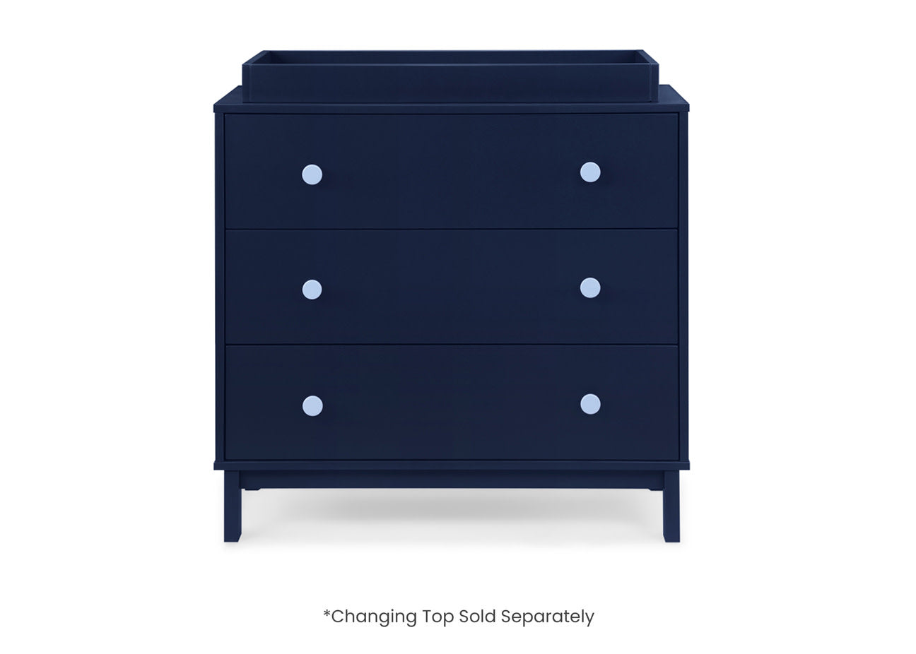 BabyGap Legacy 3-Drawer Dresser with Secure Interlocking Drawers - Nursery Storage Solution for Baby Clothes, Blankets & Essentials