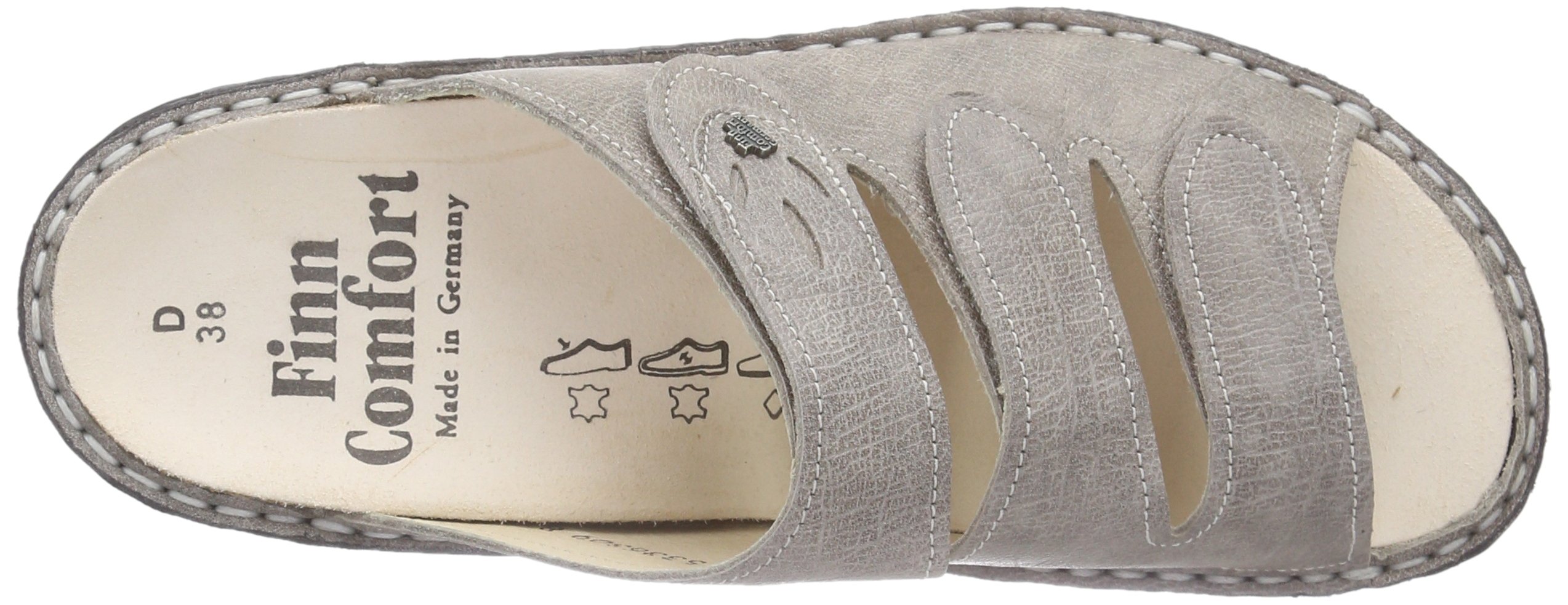 Finn Comfort Women's Wedge Heel Open Toe Sandals - Comfortable Summer Walking Shoes for Women, Size 4 | Perfect for Beach Vacations, Casual Outings & Warm Weather Fashion