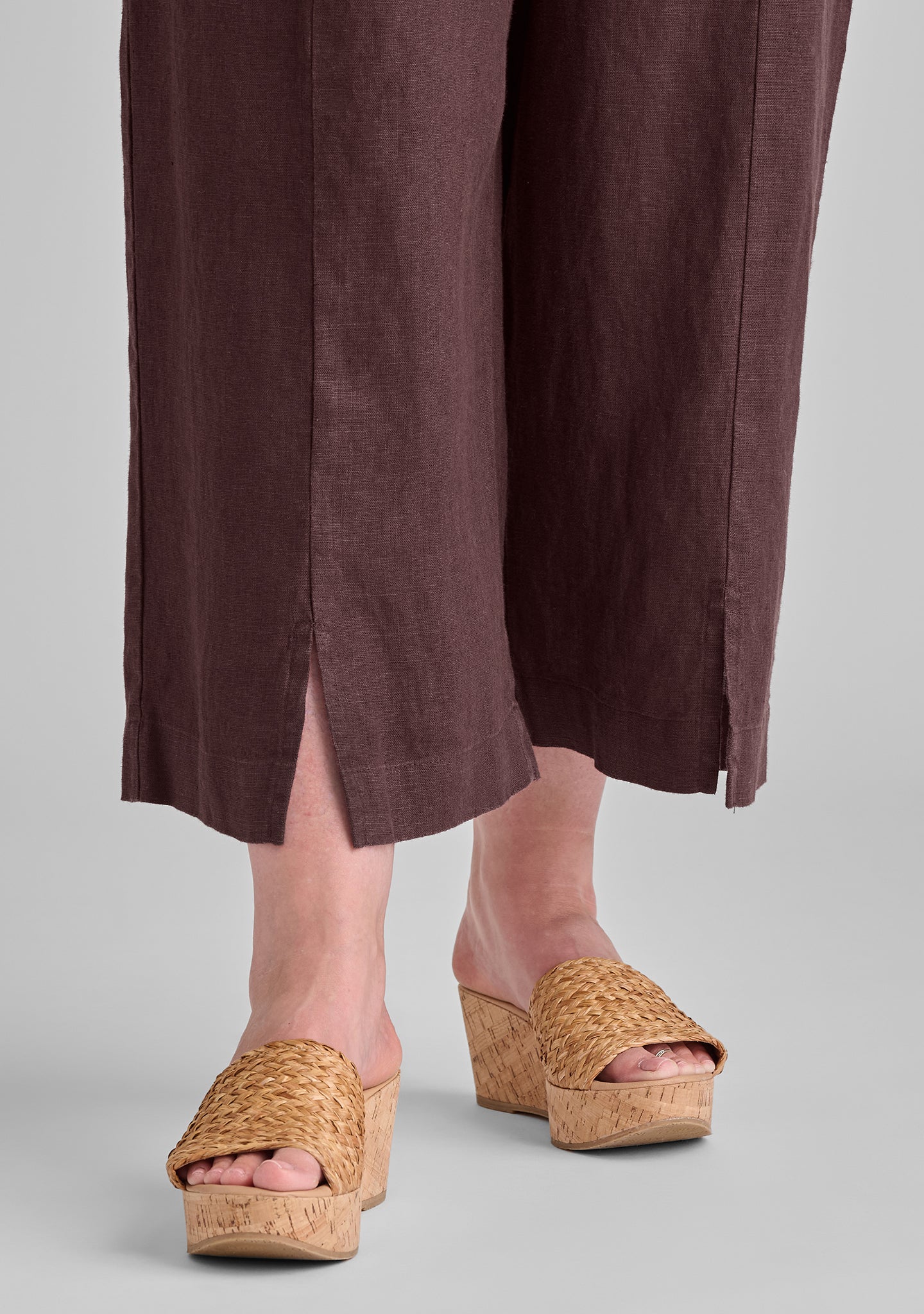 Modern Linen Pants for Women - Comfortable Elastic Waist Casual Pants - Perfect for Summer, Travel, and Relaxing at Home