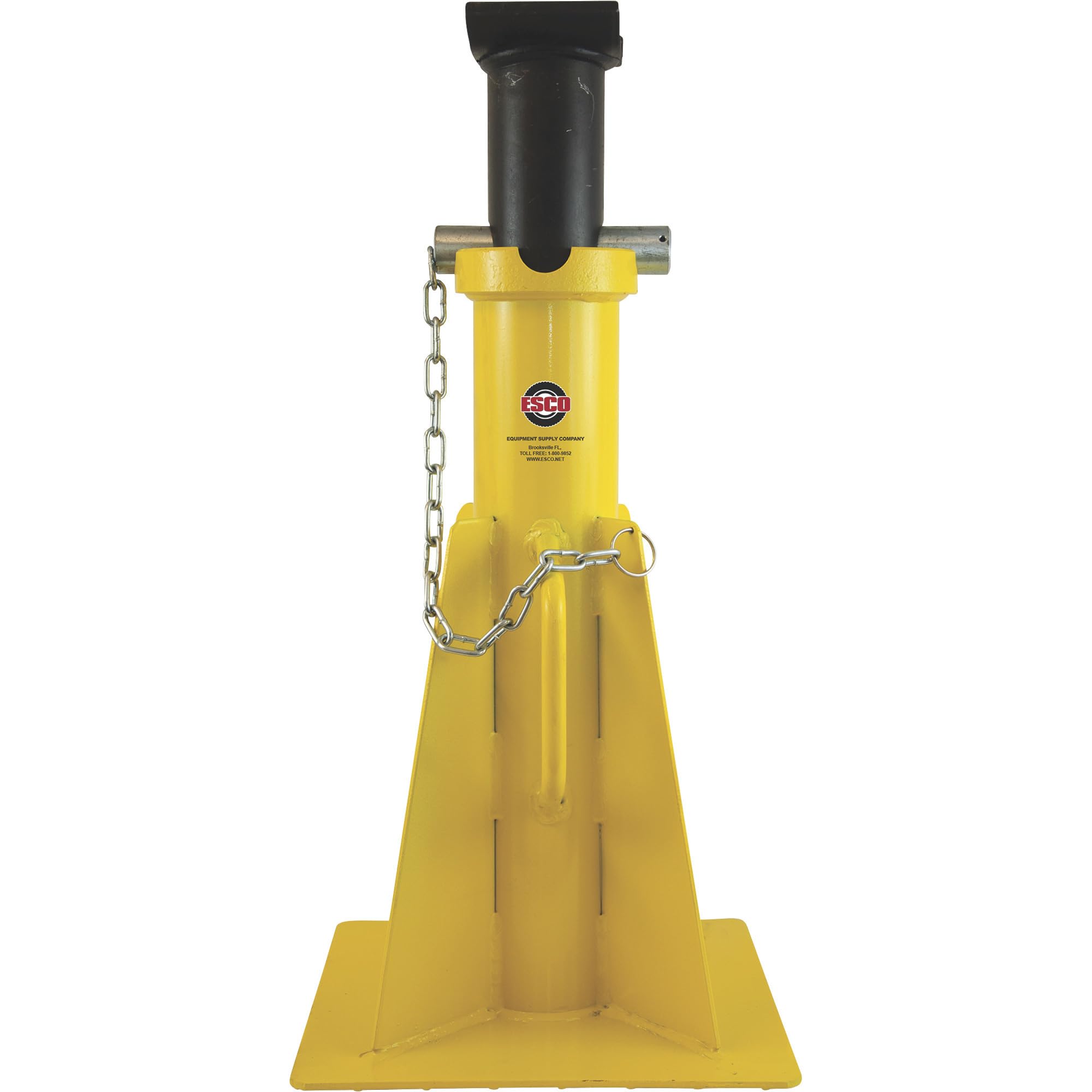ESCO 25 Ton Heavy Duty Pin Style Jack Stand - Single Unit (Model 10805) for Automotive Repair, Truck Maintenance & Industrial Use