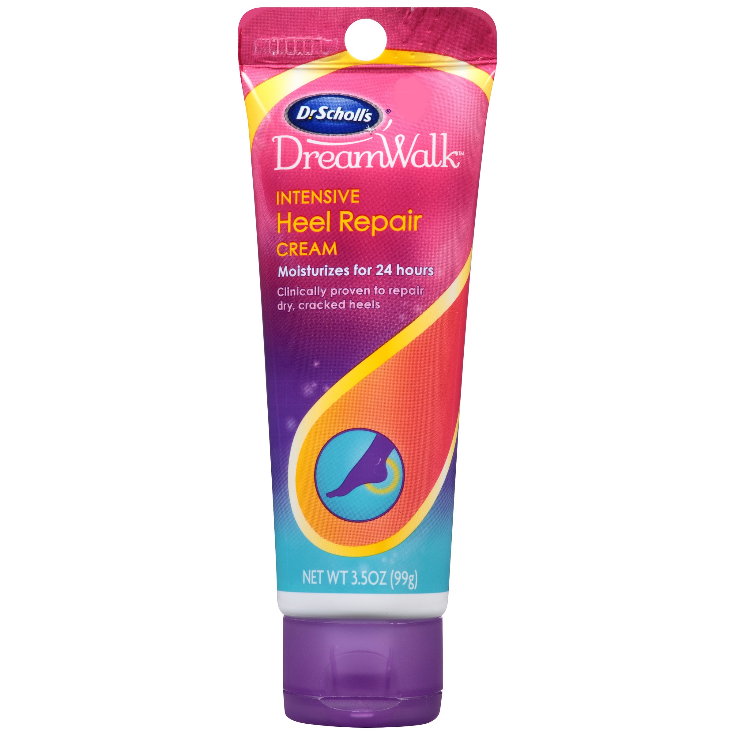 Dr. Scholl's Intensive Heel Repair Foot Cream for Women - 3.5 oz | Moisturizing & Cracked Heel Treatment | Perfect for Dry Feet Care at Home, Work or Travel