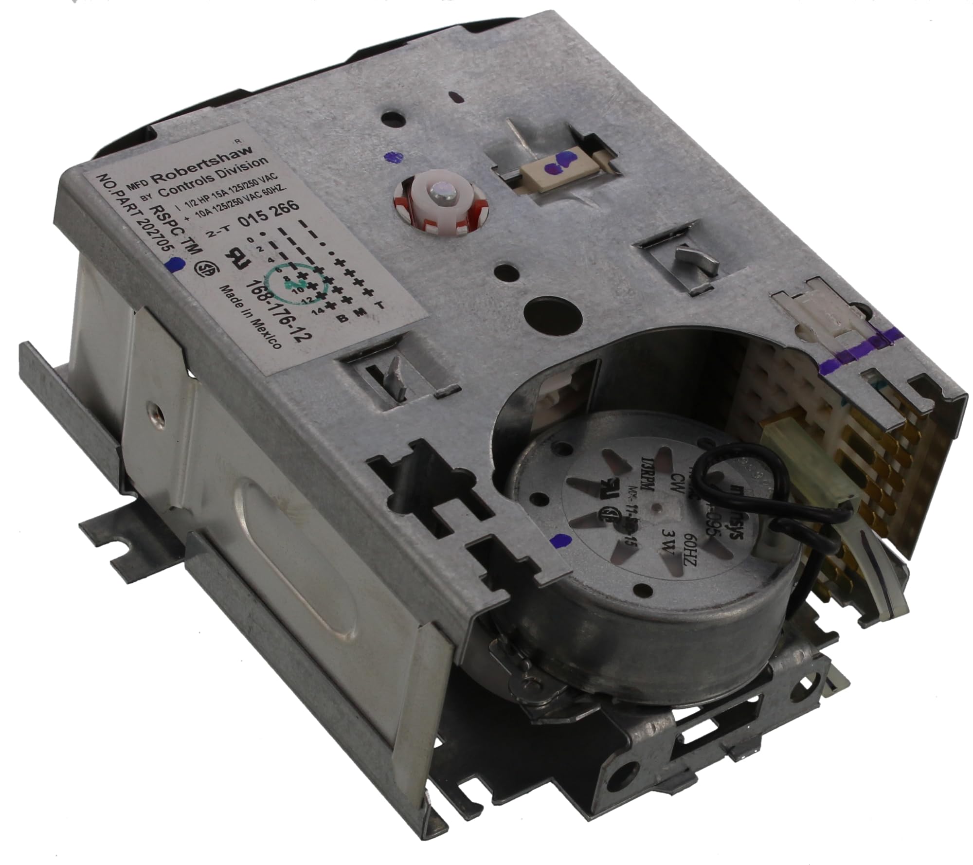 ALLIANCE LAUNDRY SYSTEMS 120V/60Hz 4-Cycle Timer (Model 202705P) - Replacement Part for Commercial Laundry Equipment