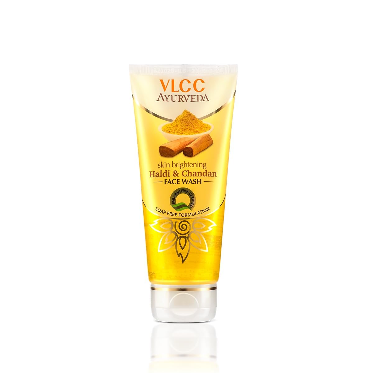 VLCC Ayurveda Skin Brightening Face Wash with Turmeric & Sandalwood - 100ml | Natural Glow for Radiant Skin | Daily Cleansing & Brightening Routine